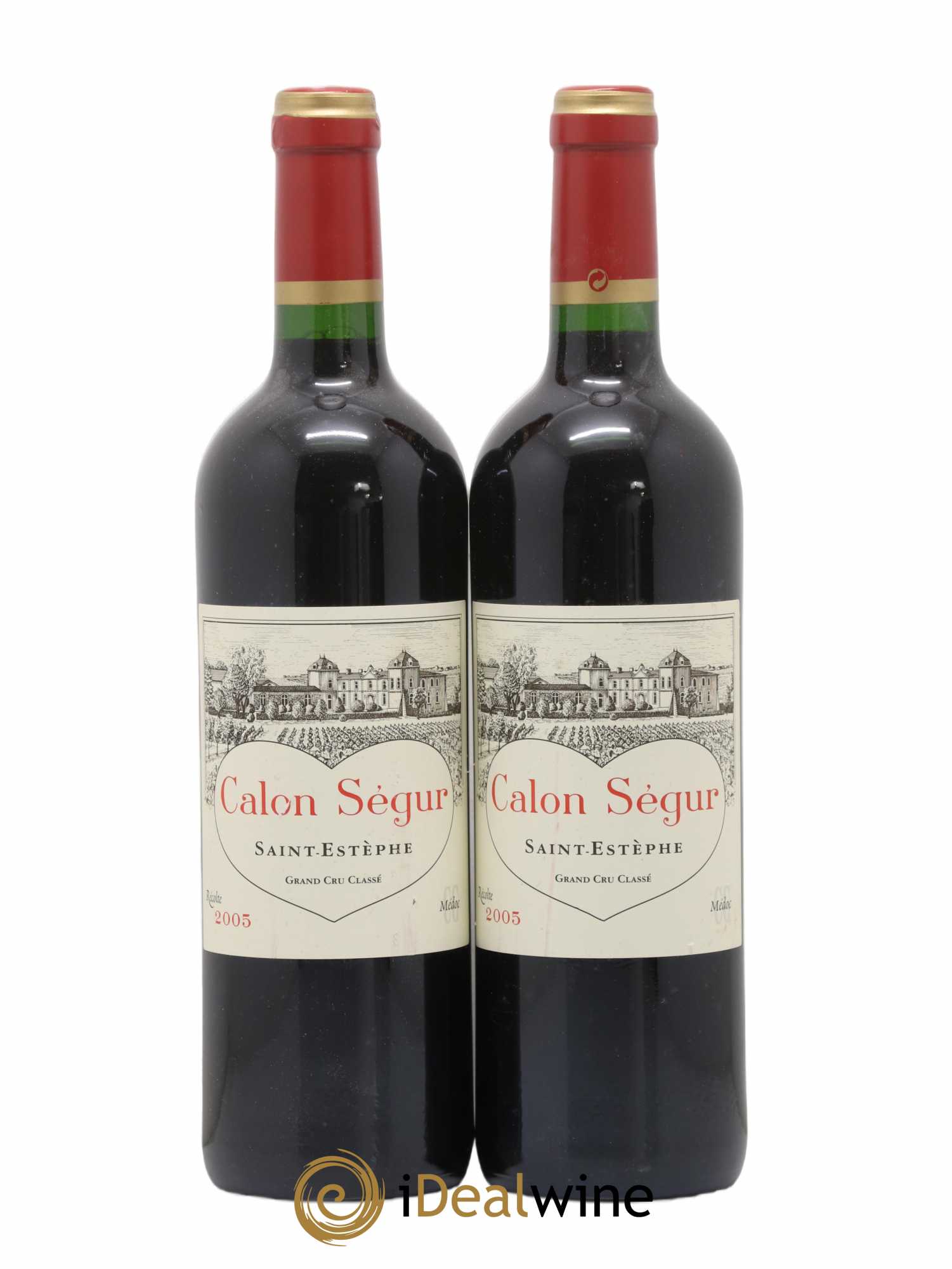 Château Calon Ségur 3ème Grand Cru Classé 2005 - Lot de 2 bouteilles - 0