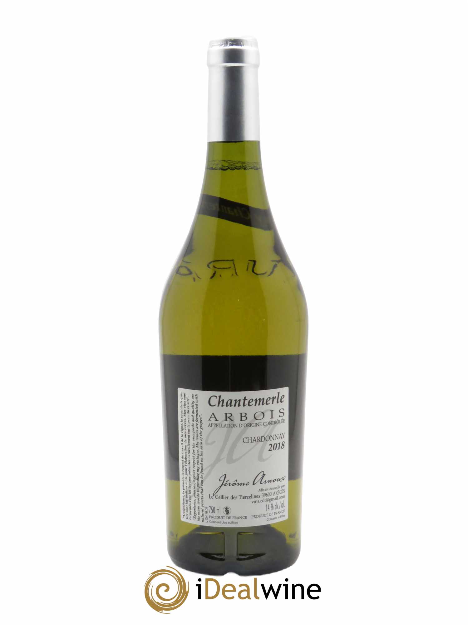 Arbois Chantemerle Jérôme Arnoux 2018 - Lot of 1 bottle - 1