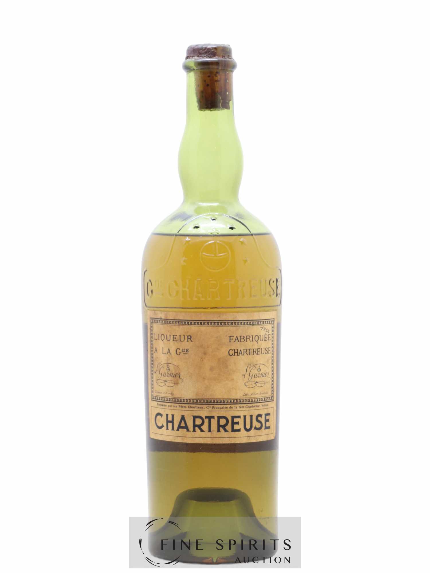 Chartreuse Of. Jaune (1951-1956) - Lot de 1 bouteille - 0