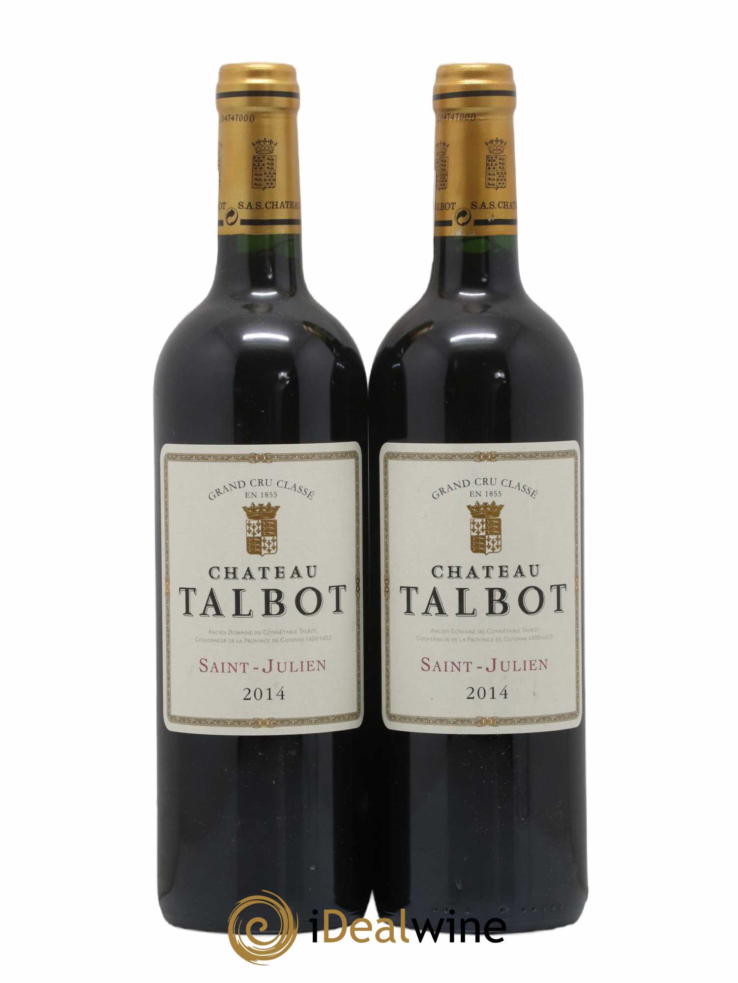 Château Talbot 4ème Grand Cru Classé 2014 - Lot de 2 bouteilles - 0