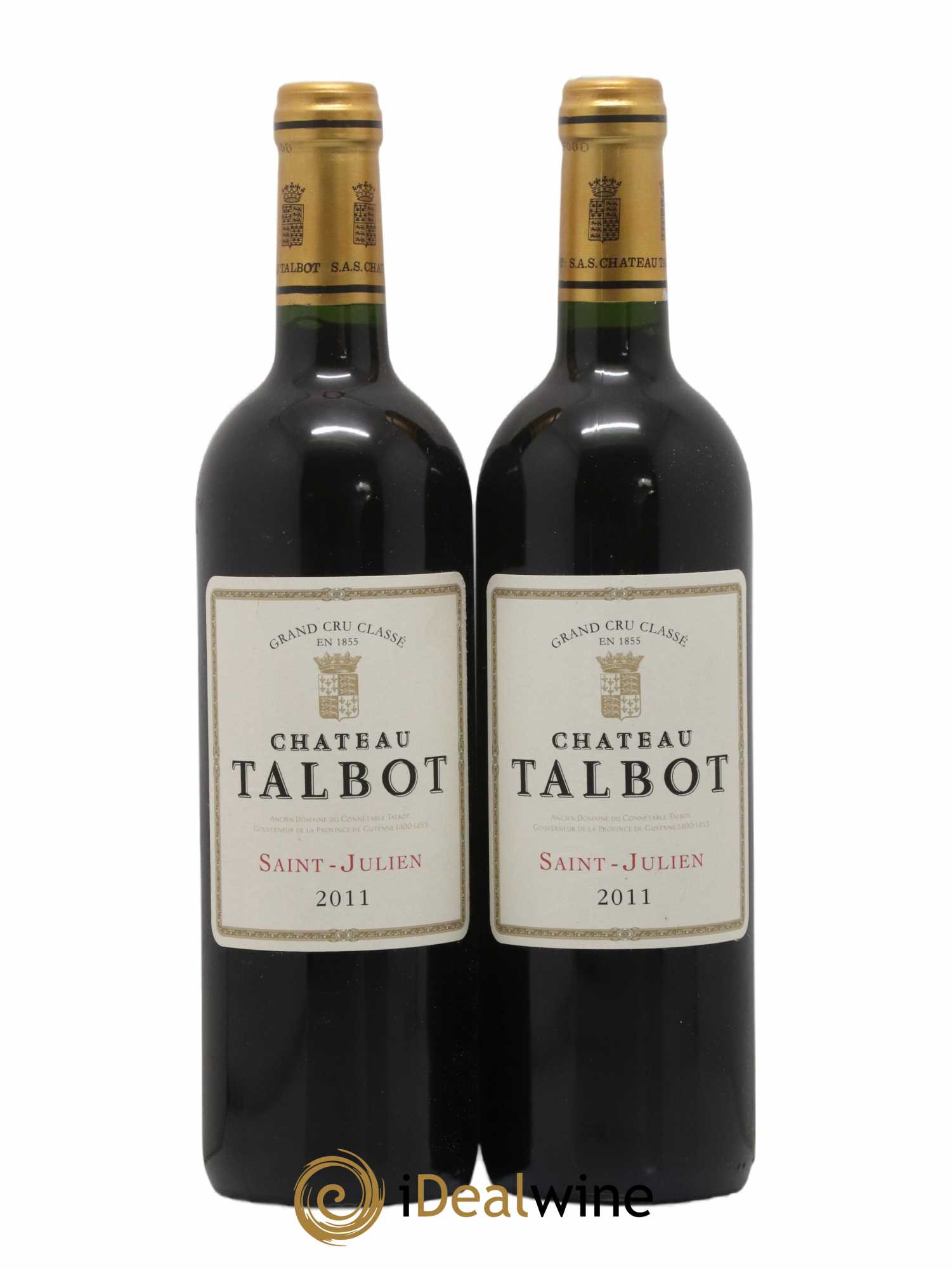 Château Talbot 4ème Grand Cru Classé 2011 - Lot de 2 bouteilles - 0