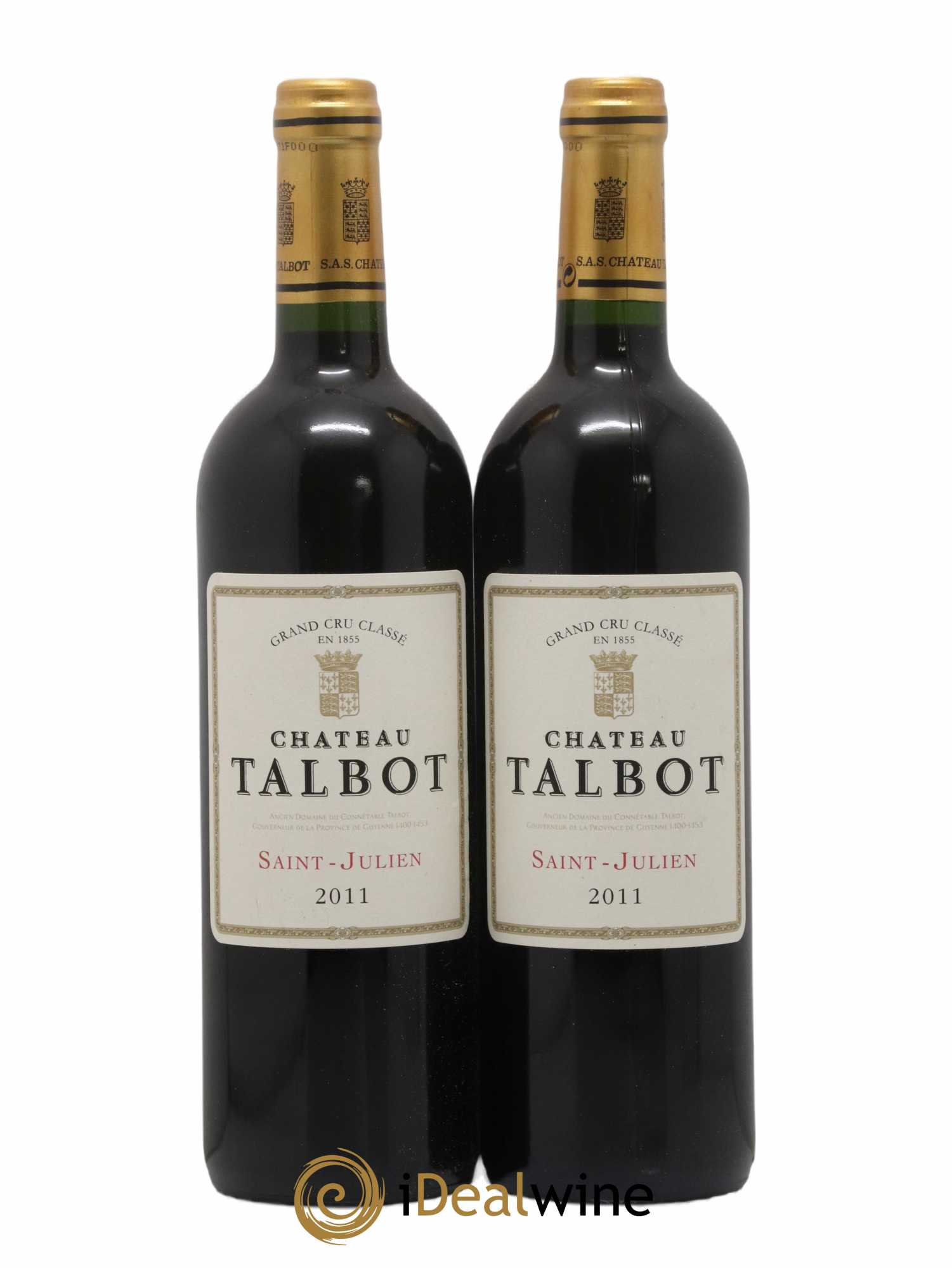 Château Talbot 4ème Grand Cru Classé 2011 - Lot de 2 bouteilles - 0