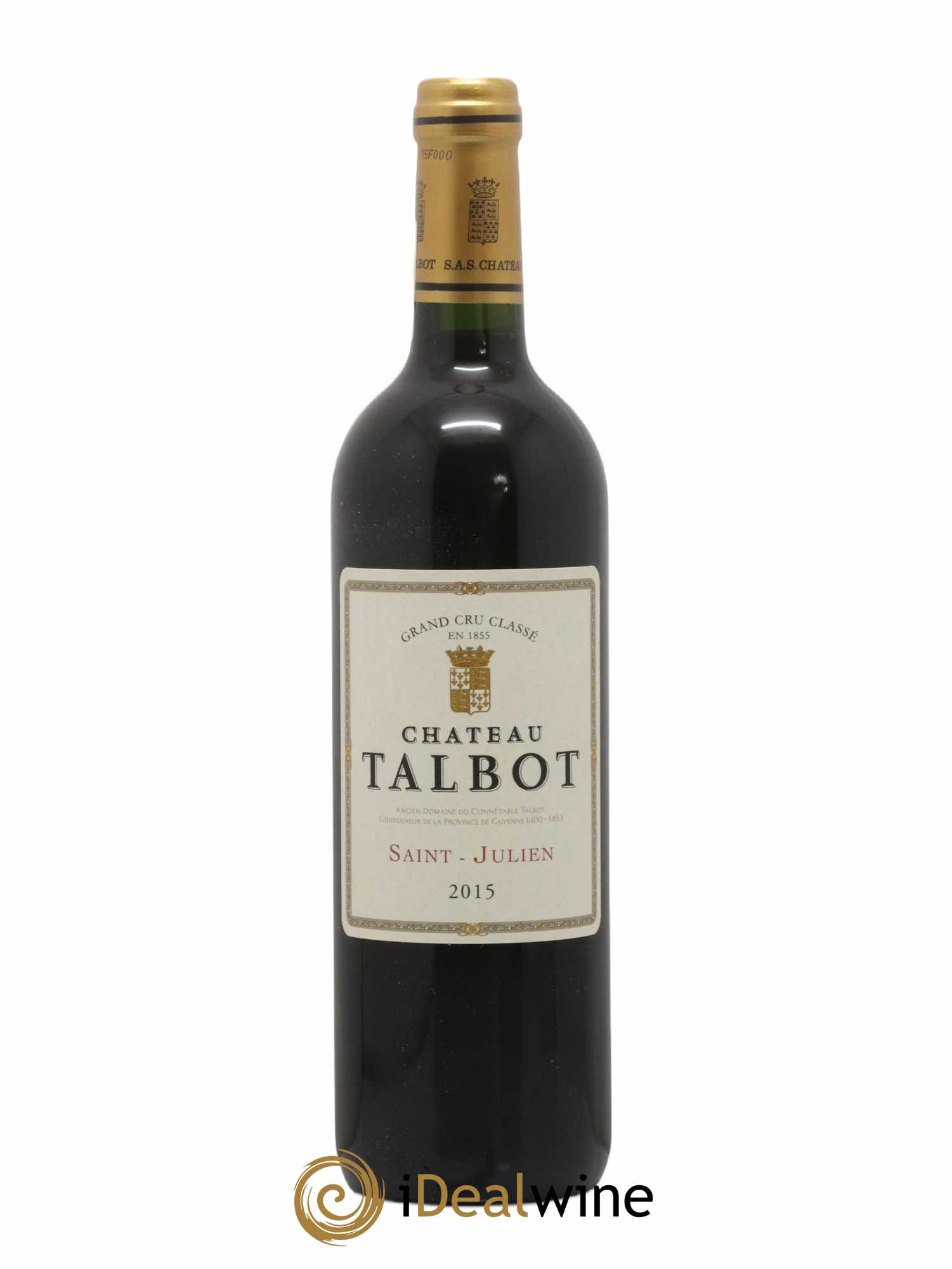 Château Talbot 4ème Grand Cru Classé 2015 - Lot de 1 bouteille - 0