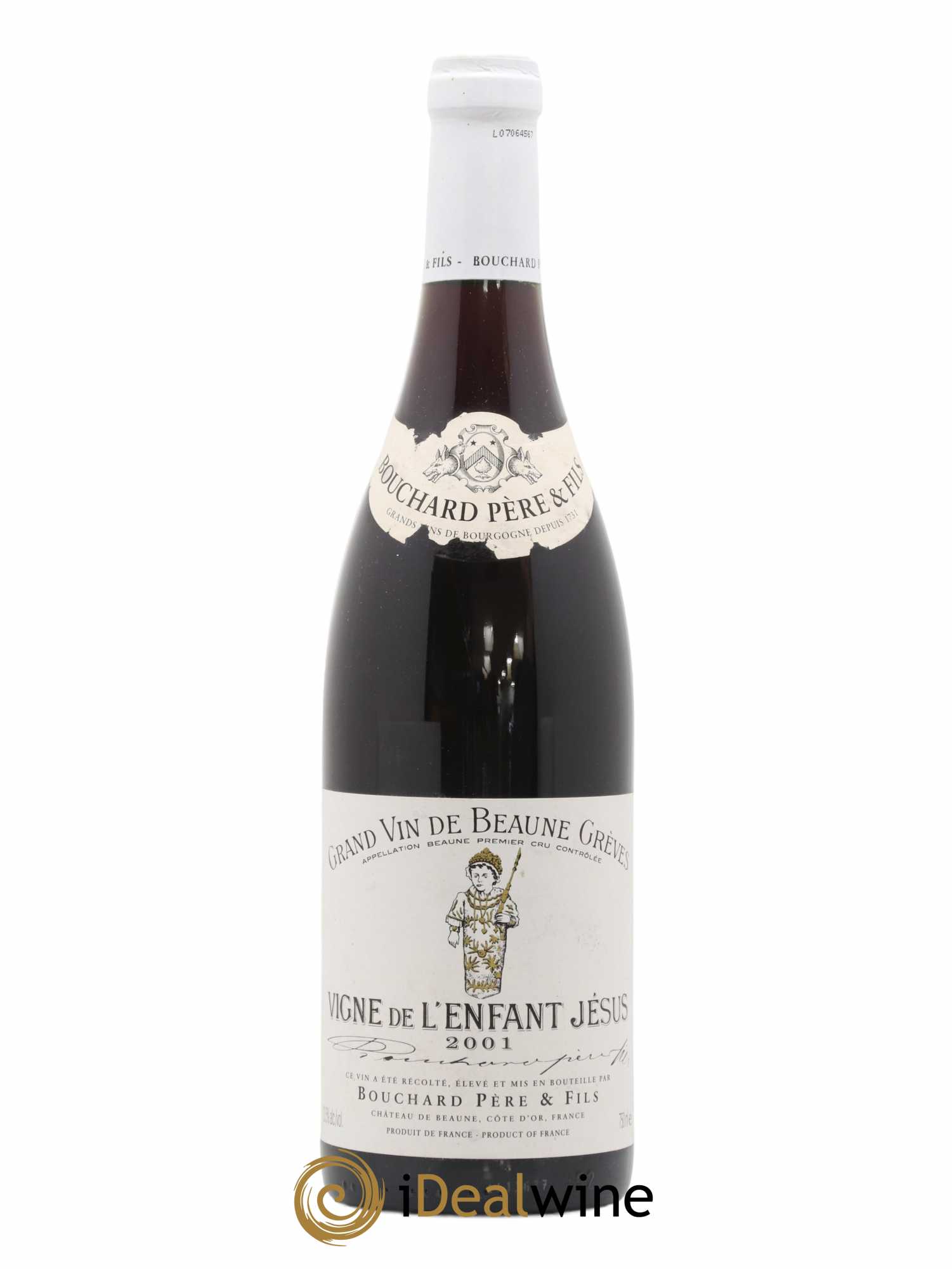 Beaune 1er Cru Grèves - Vigne de l'Enfant Jésus Bouchard Père & Fils 2001 - Lot de 1 bouteille - 0