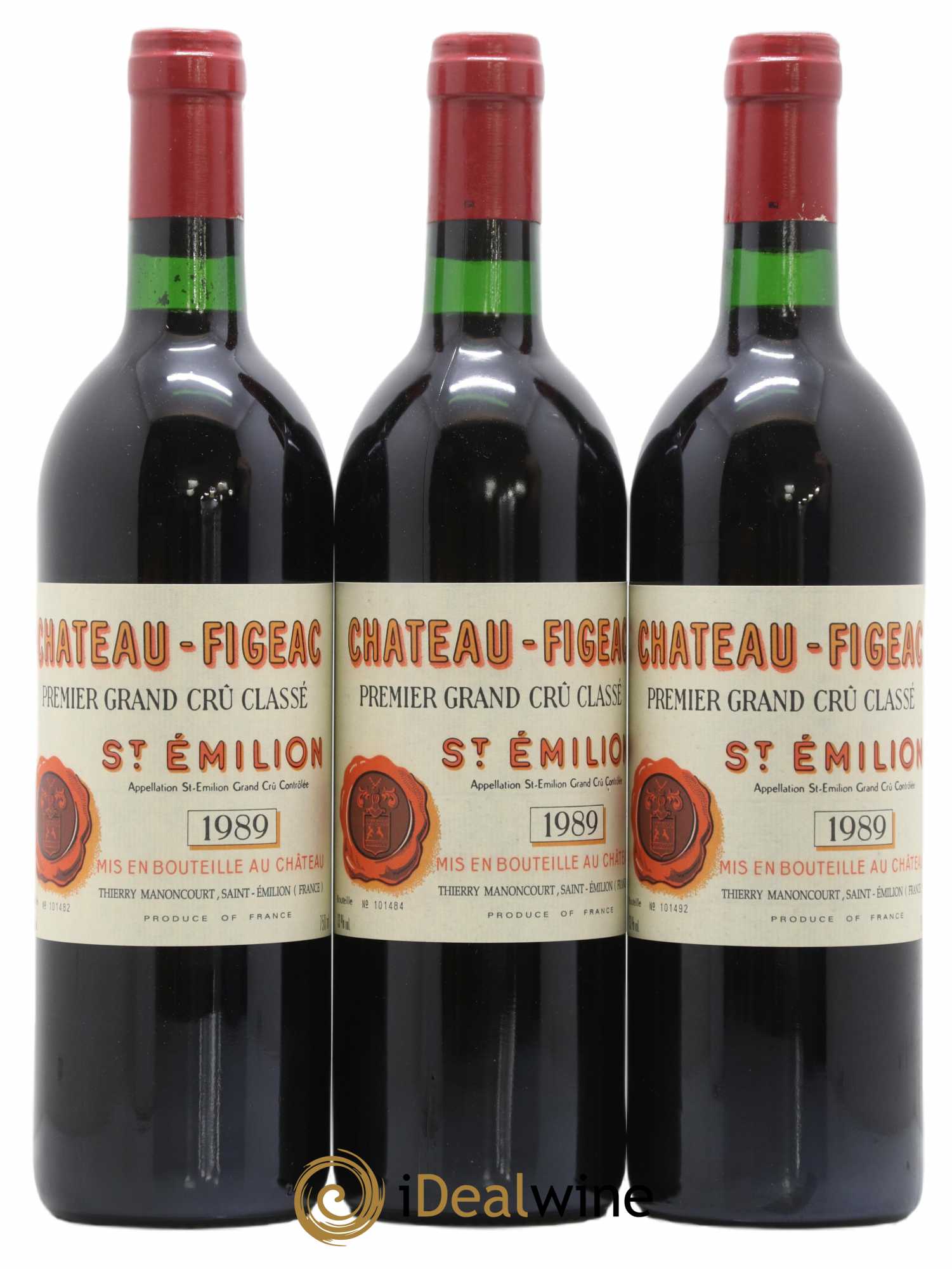 Château Figeac 1er Grand Cru Classé A 1989 - Lot de 12 bouteilles - 3