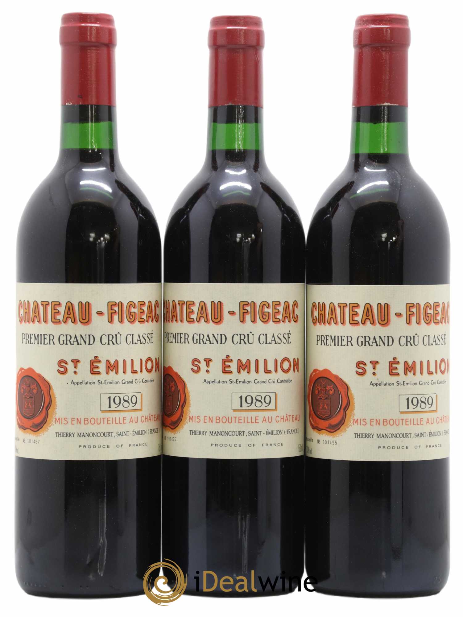 Château Figeac 1er Grand Cru Classé A 1989 - Lot de 12 bouteilles - 4