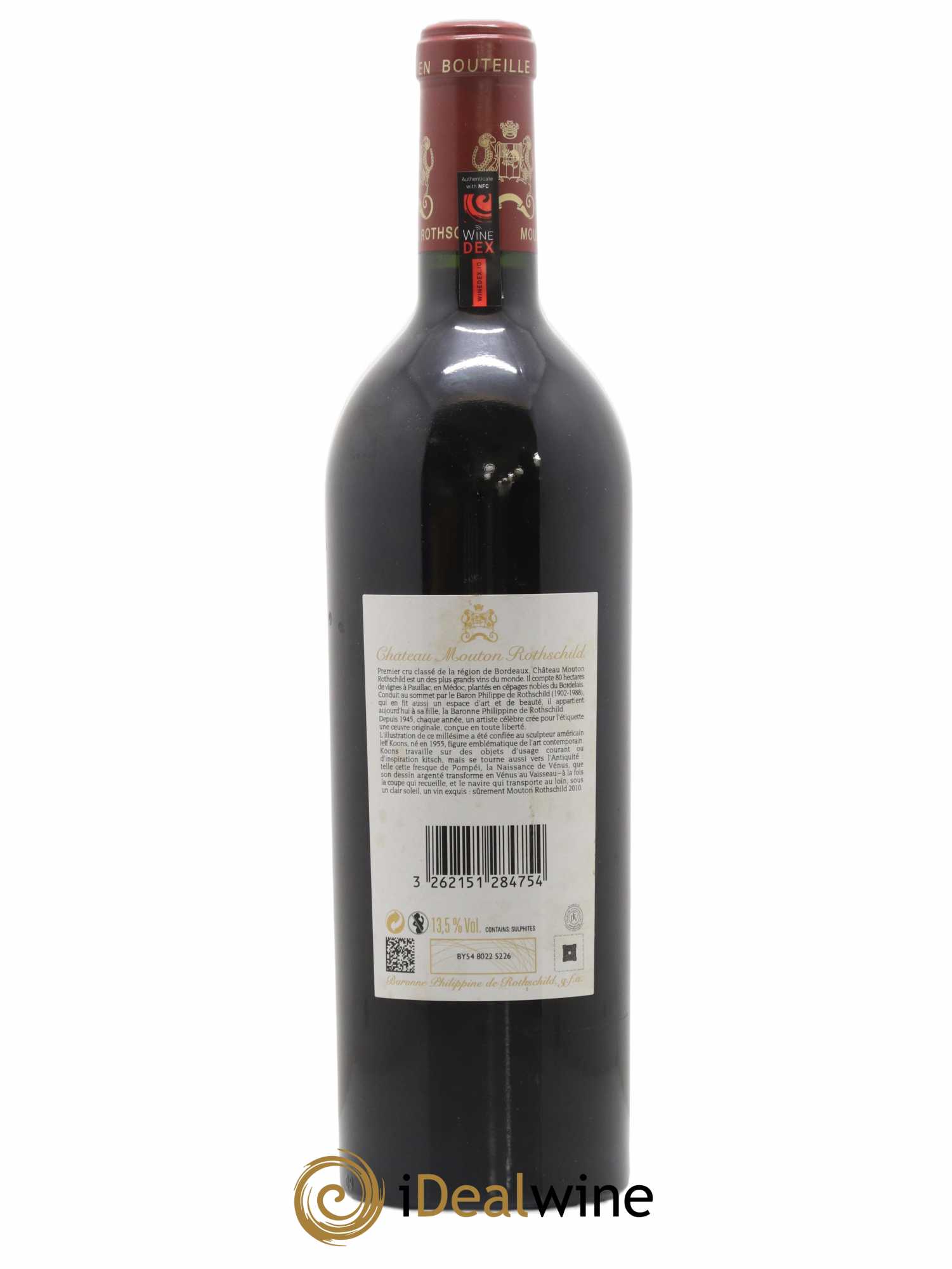 Château Mouton Rothschild 1er Grand Cru Classé 2010 - Lot de 1 bouteille - 1