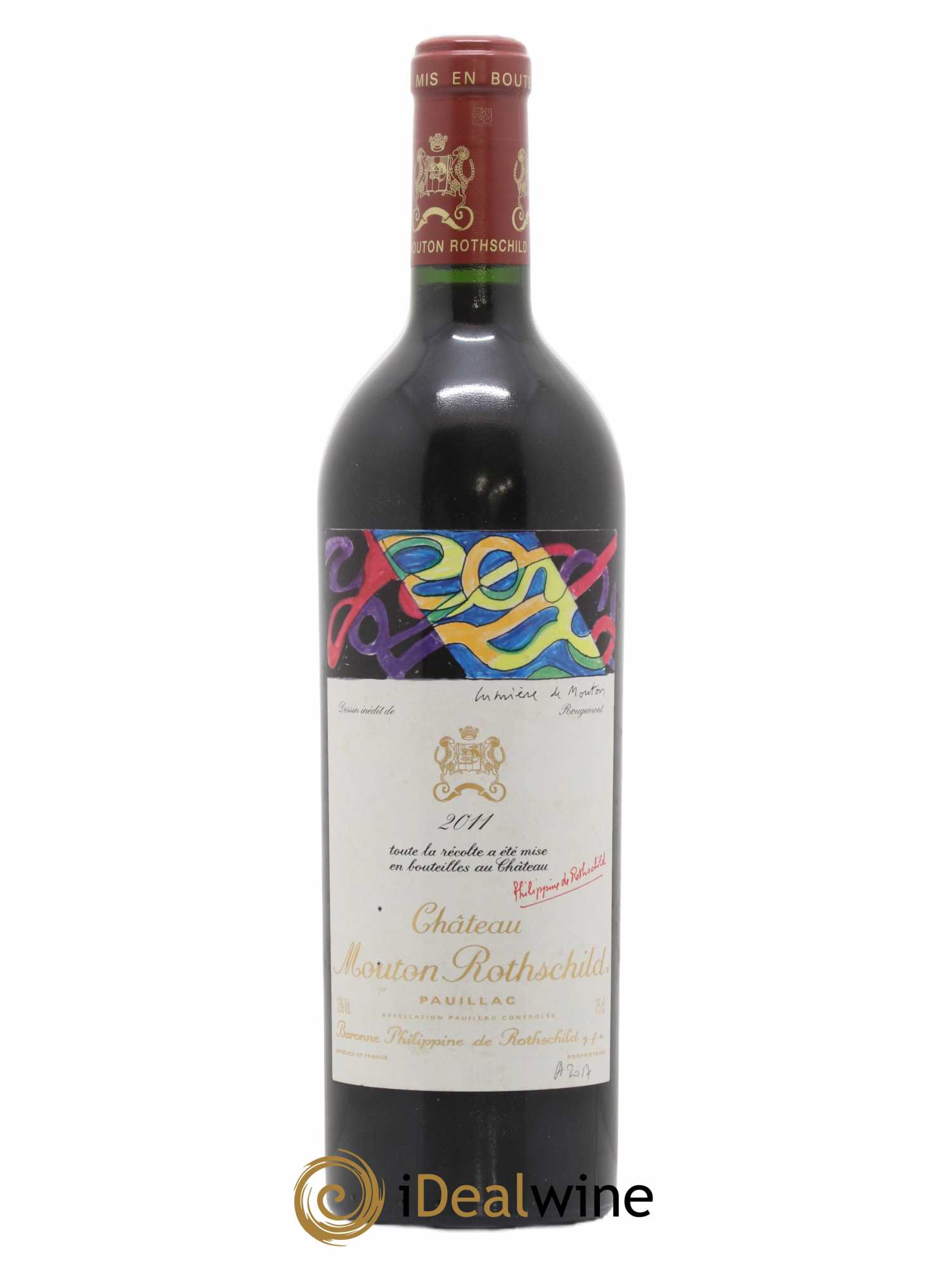 Château Mouton Rothschild 1er Grand Cru Classé 2011 - Lot de 1 bouteille - 0