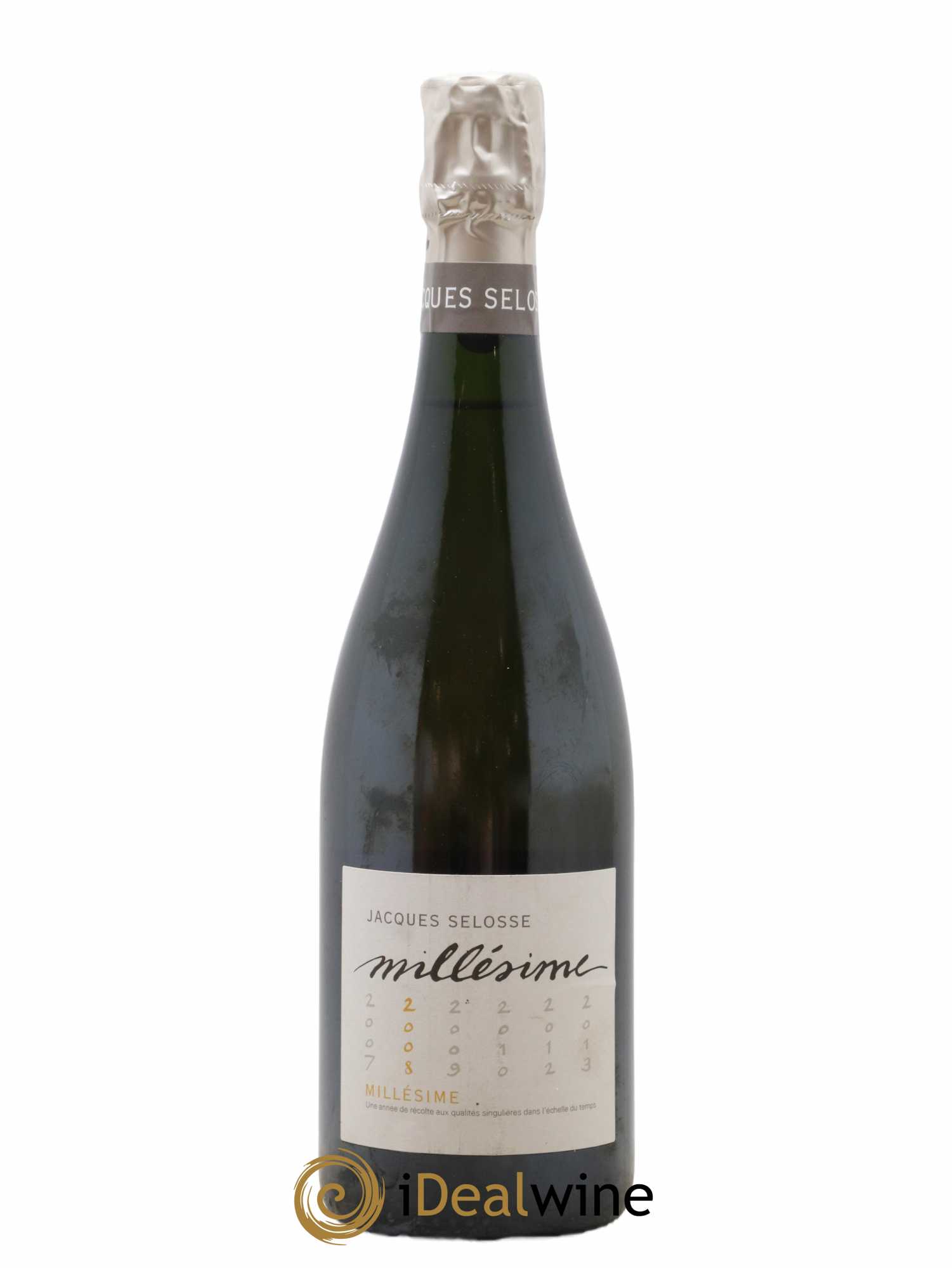 1er Cru Millésimé Extra-Brut Jacques Selosse 2008 - Lot de 1 bouteille - 0
