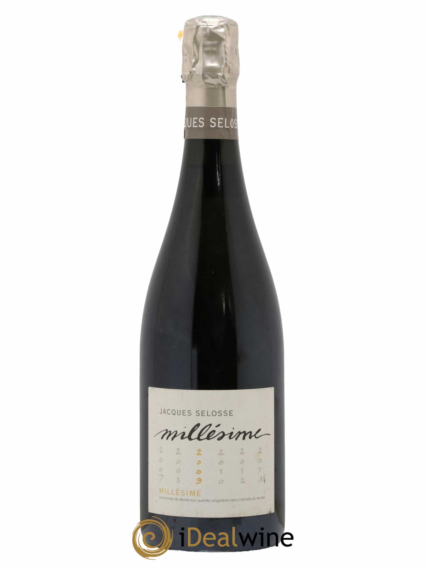 1er Cru Millésimé Extra-Brut Jacques Selosse 2009 - Lot de 1 bouteille - 0