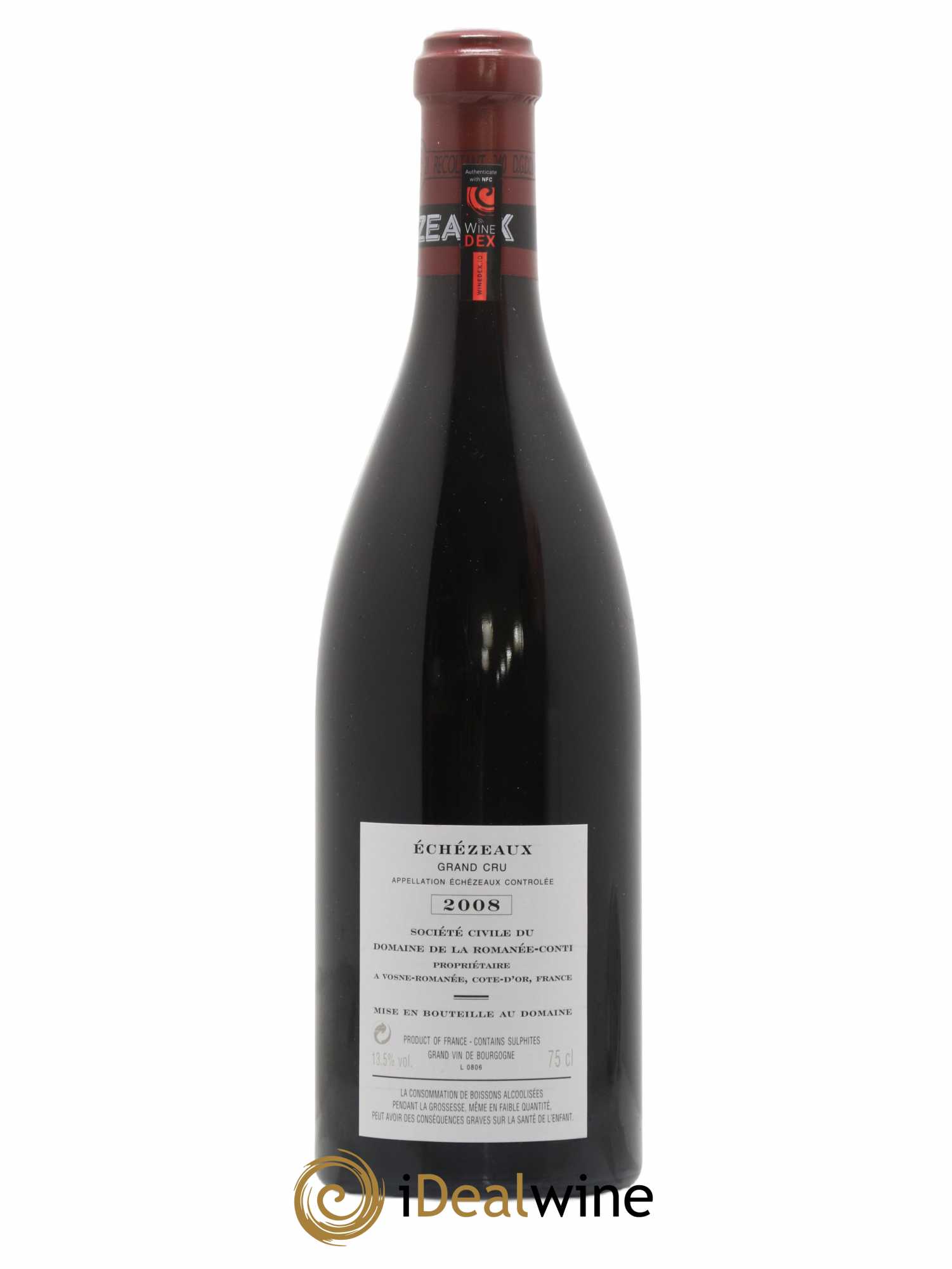 Echezeaux Grand Cru Domaine de la Romanée-Conti 2008 - Lot de 1 bouteille - 1