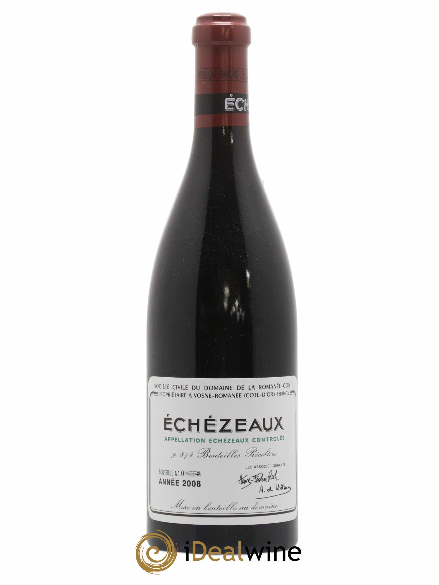 Echezeaux Grand Cru Domaine de la Romanée-Conti 2008 - Lot de 1 bouteille - 0