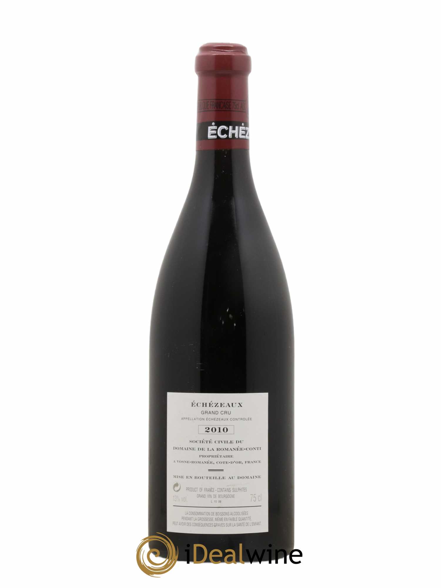 Echezeaux Grand Cru Domaine de la Romanée-Conti 2010 - Lot of 1 bottle - 1