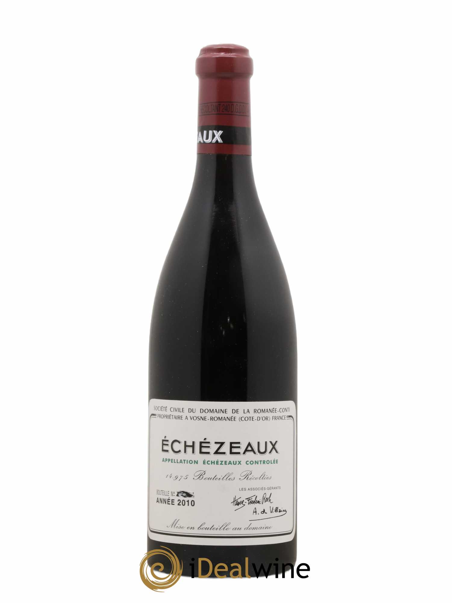 Echezeaux Grand Cru Domaine de la Romanée-Conti 2010 - Lot of 1 bottle - 0