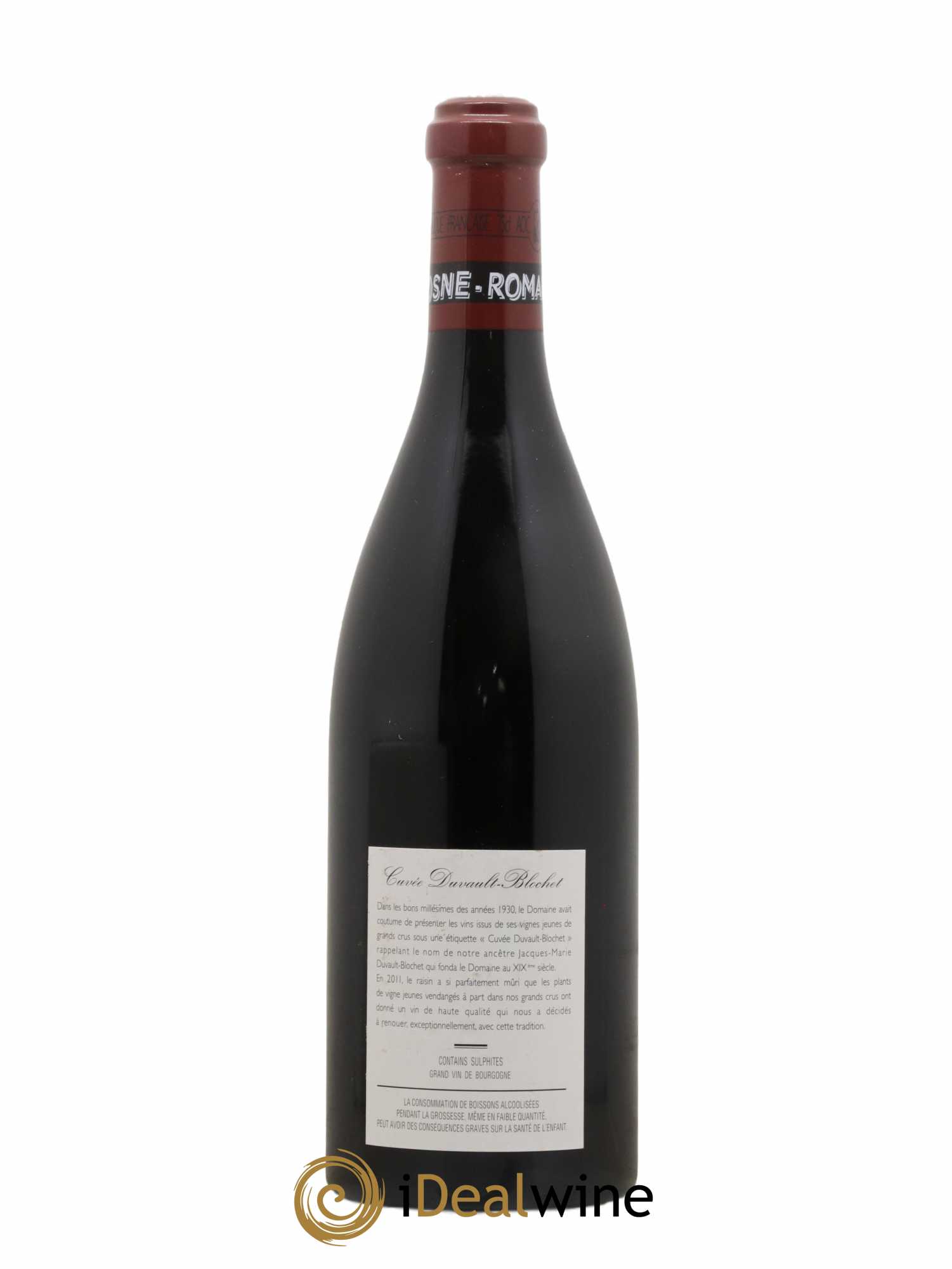 Vosne-Romanée 1er Cru Cuvée Duvault Blochet Domaine de la Romanée-Conti 2011 - Lot of 1 bottle - 1