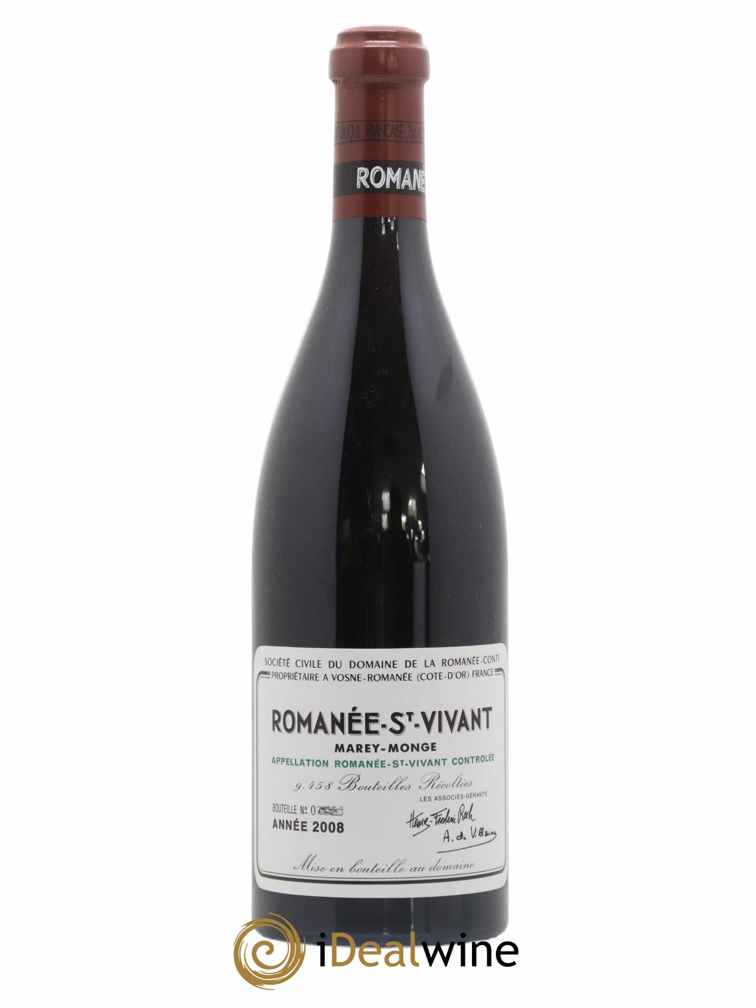 Romanée-Saint-Vivant Grand Cru Domaine de la Romanée-Conti 2008 - Lot de 1 bouteille - 0