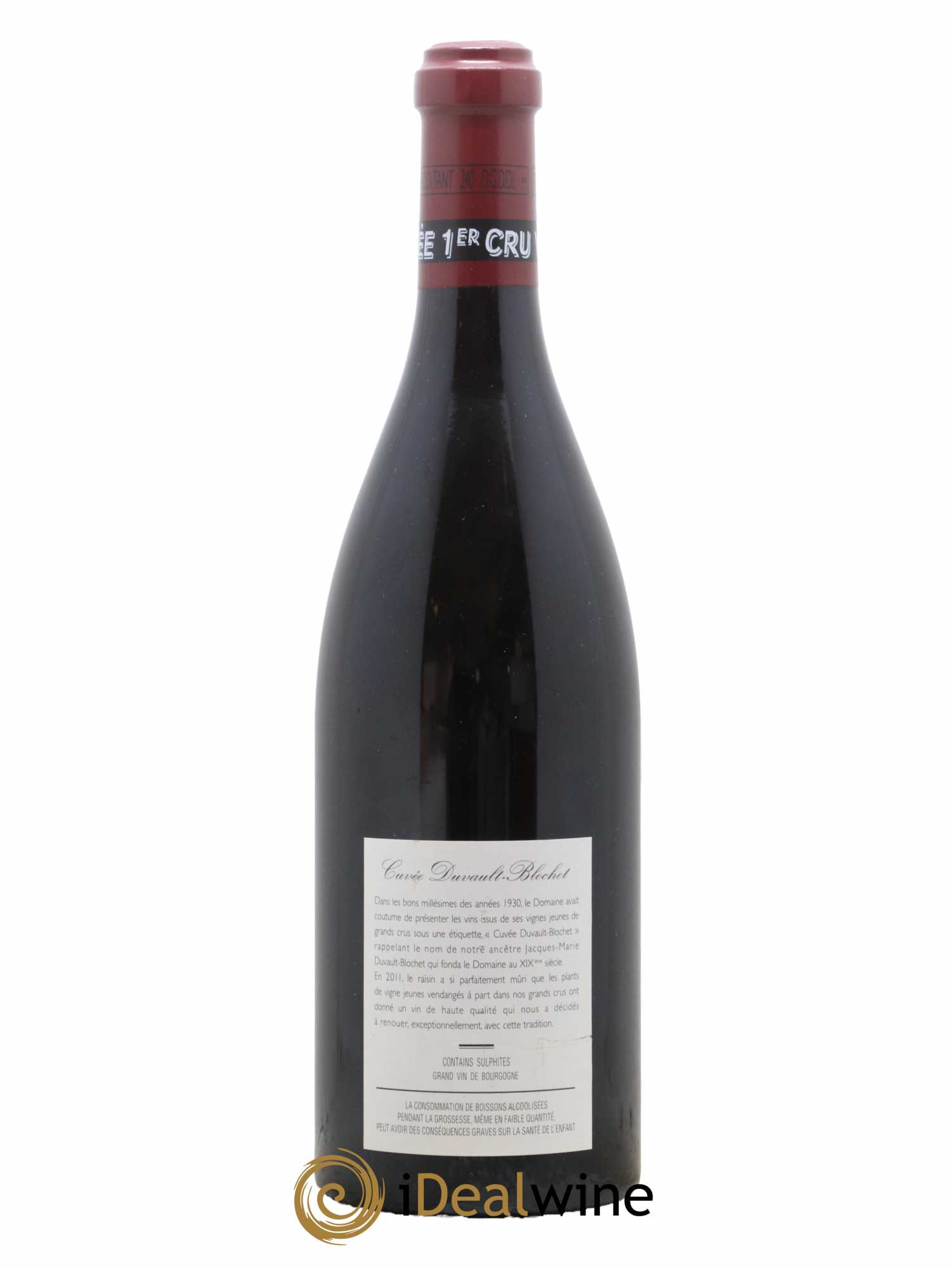 Vosne-Romanée 1er Cru Cuvée Duvault Blochet Domaine de la Romanée-Conti 2011 - Lot de 1 bouteille - 1
