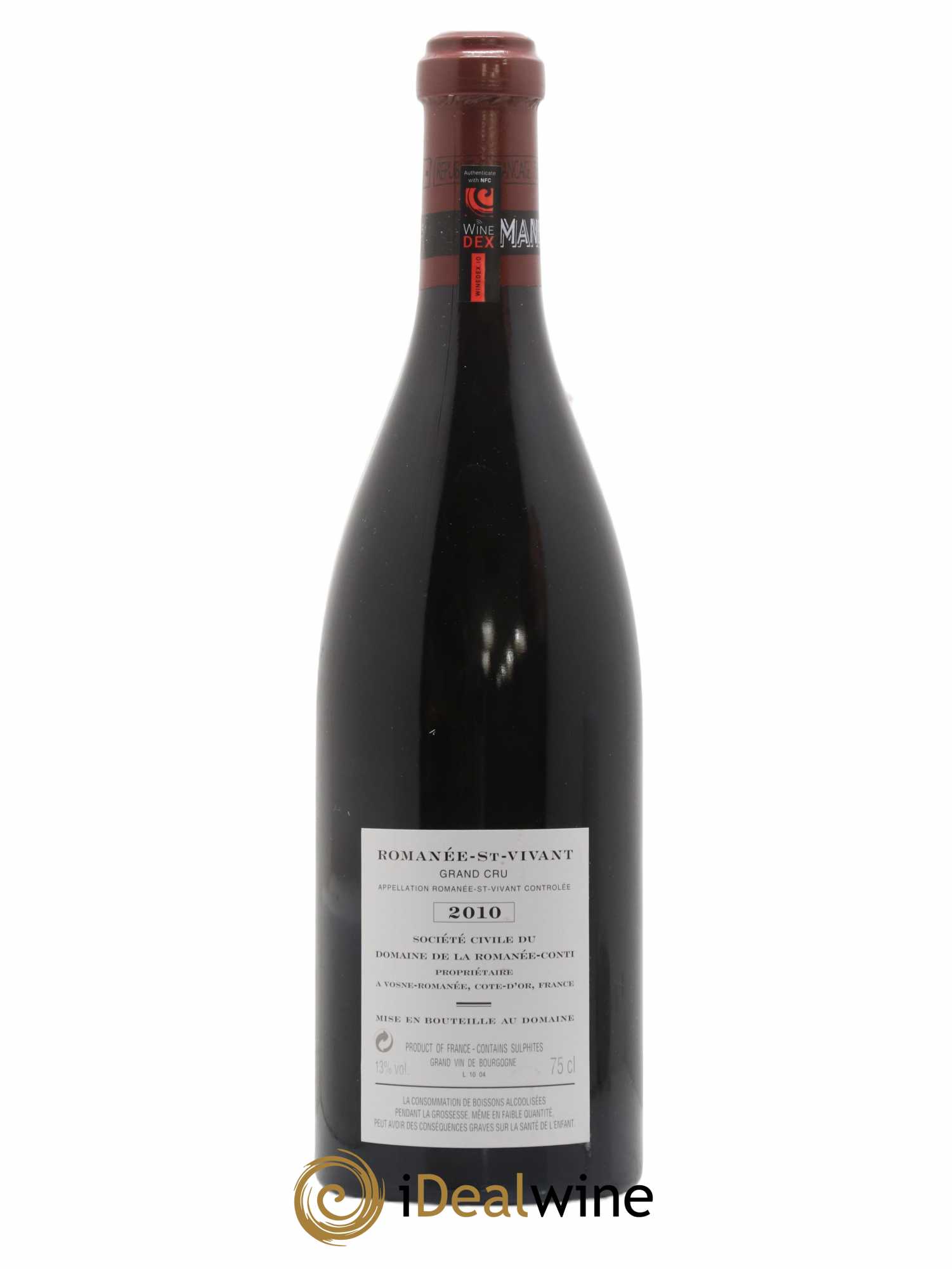 Romanée-Saint-Vivant Grand Cru Domaine de la Romanée-Conti 2010 - Lot de 1 bouteille - 1
