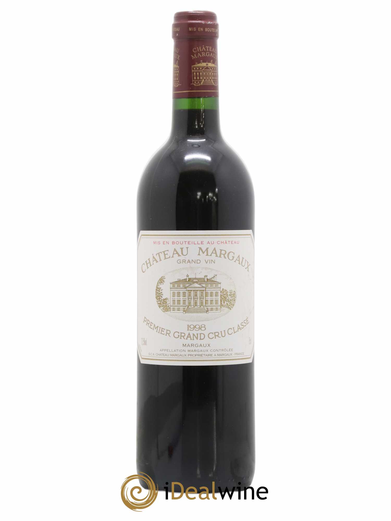 Château Margaux 1er Grand Cru Classé 1998 - Lot de 1 bouteille - 0