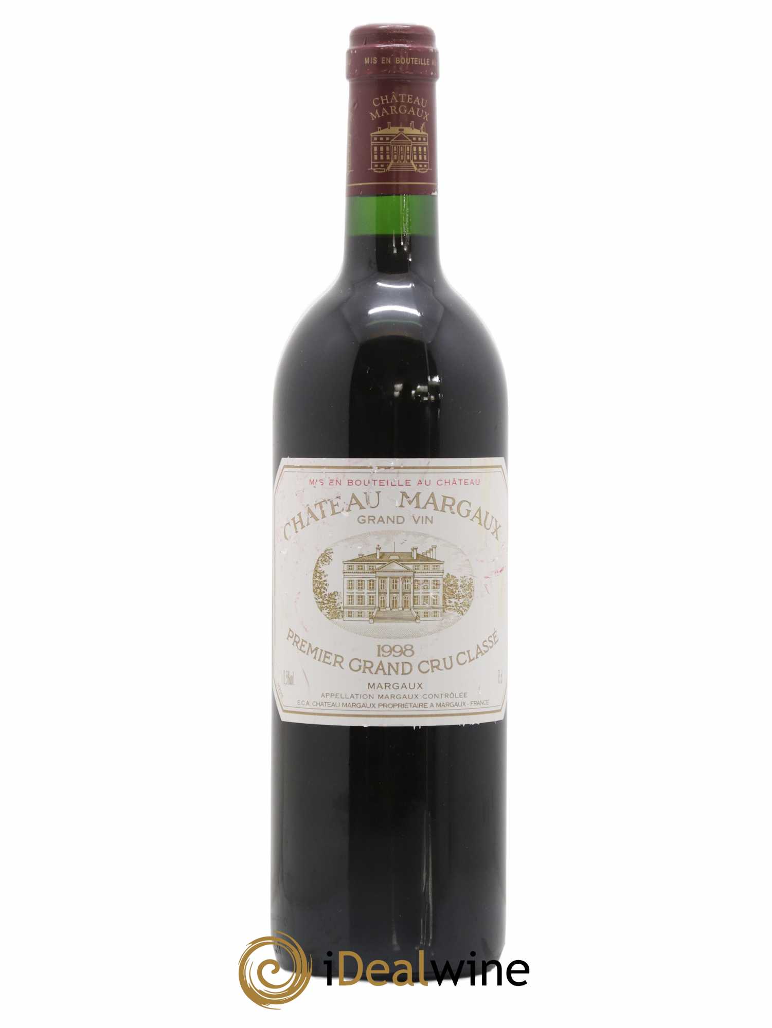 Château Margaux 1er Grand Cru Classé 1998 - Lot de 1 bouteille - 0