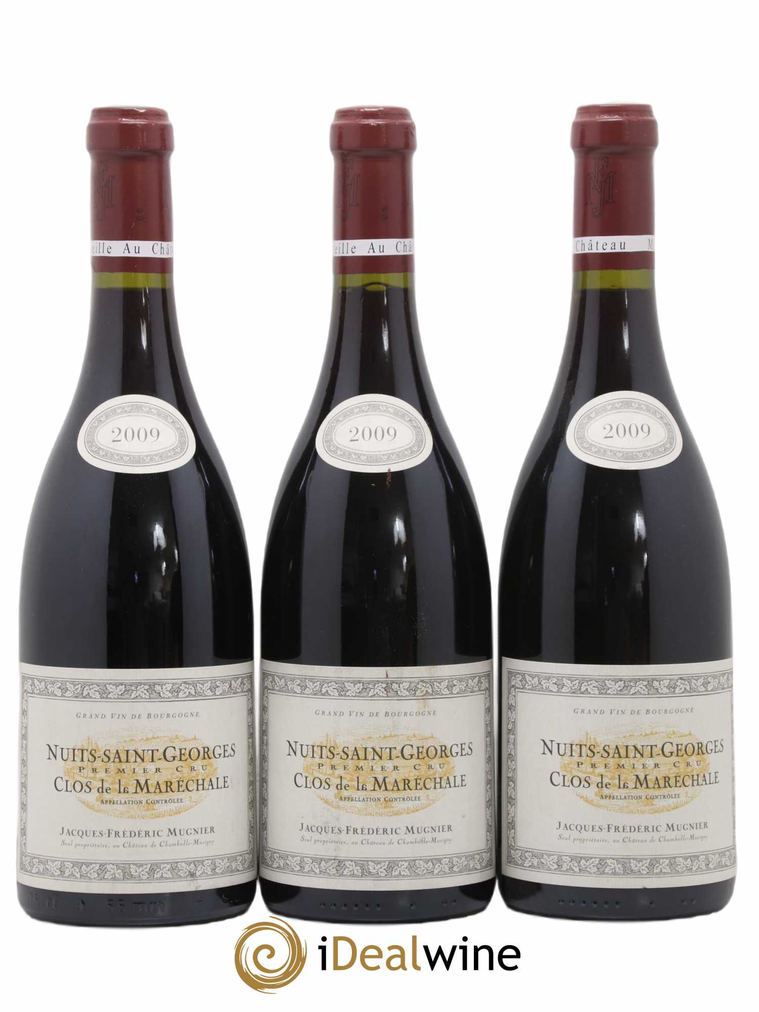 Nuits-Saint-Georges 1er Cru Clos de La Maréchale Jacques-Frédéric Mugnier 2009 - Lot de 3 bouteilles - 0