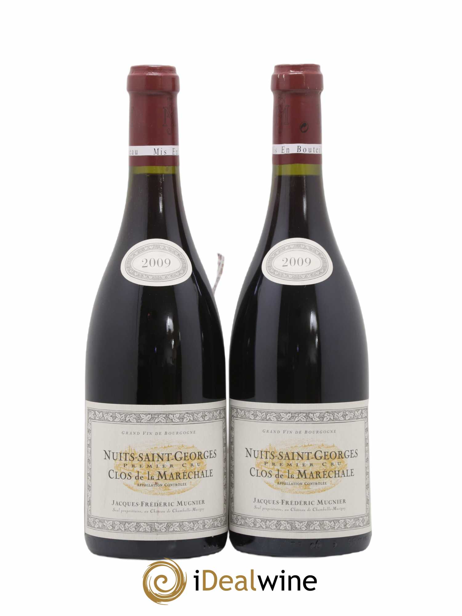 Nuits-Saint-Georges 1er Cru Clos de La Maréchale Jacques-Frédéric Mugnier 2009 - Lot de 2 bouteilles - 0