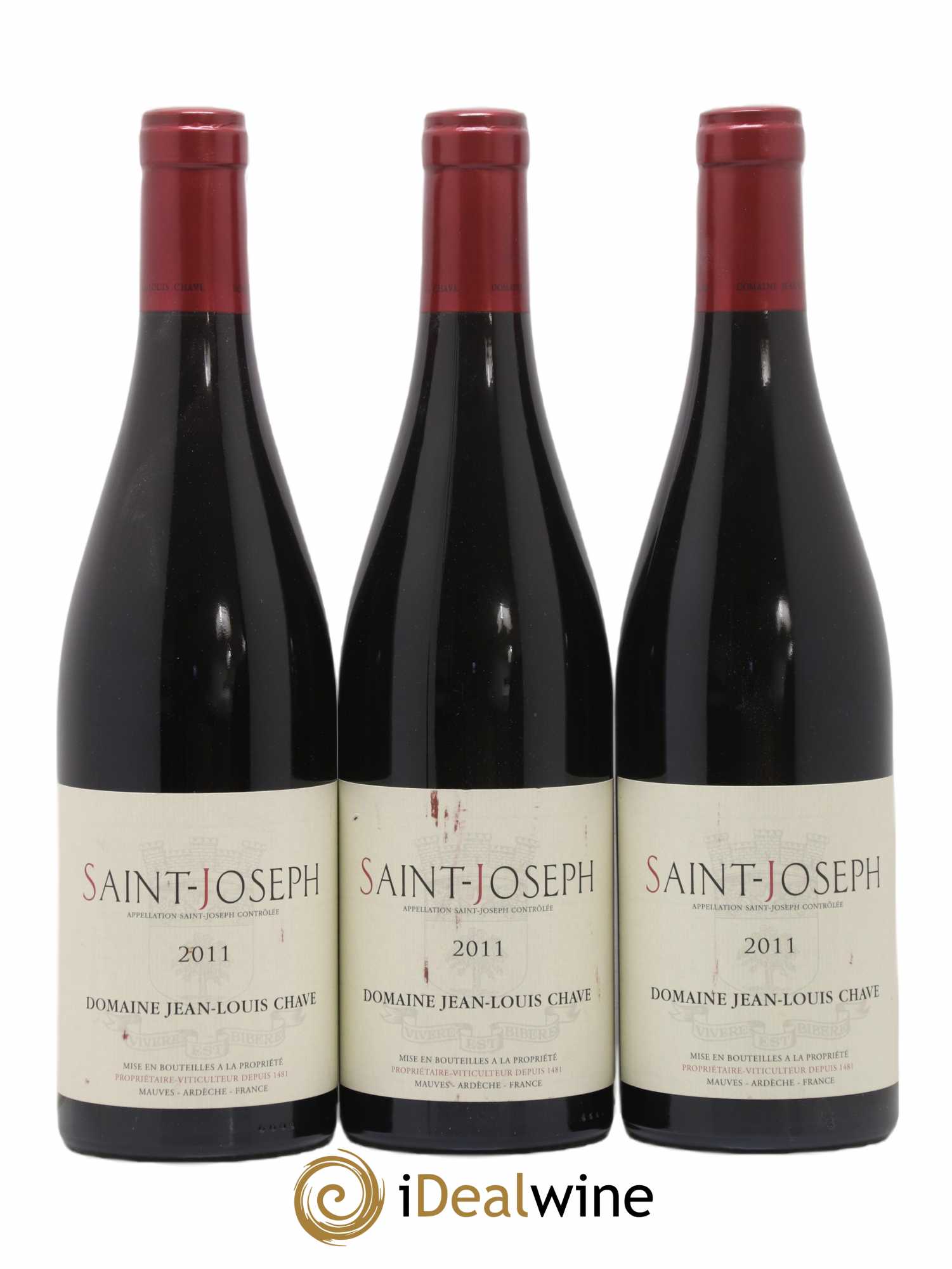 Saint-Joseph Jean-Louis Chave 2011 - Lot de 3 bouteilles - 0