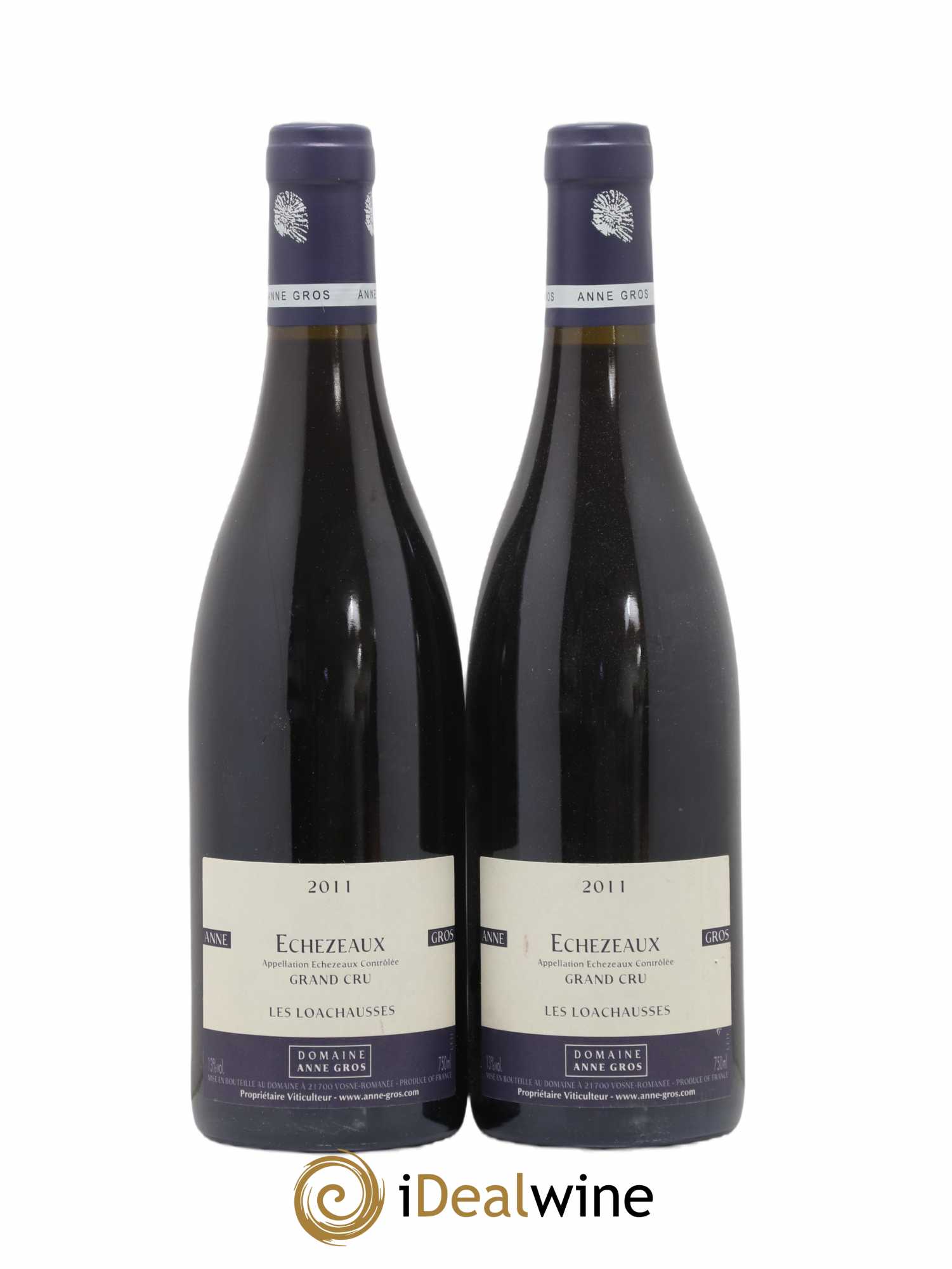 Echezeaux Grand Cru Les Loachausses Anne Gros 2011 - Lot de 2 bouteilles - 0