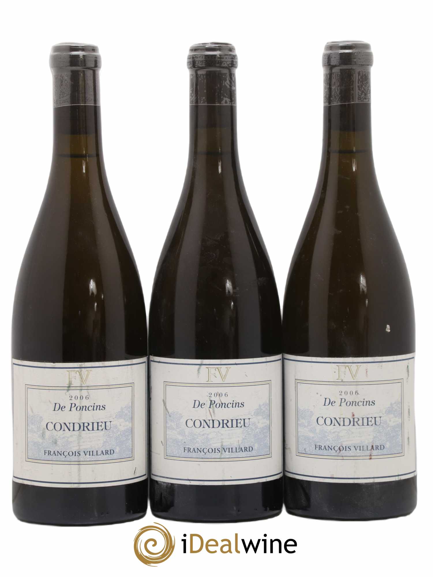 Condrieu Deponcins François Villard 2006 - Lot de 3 bouteilles - 0