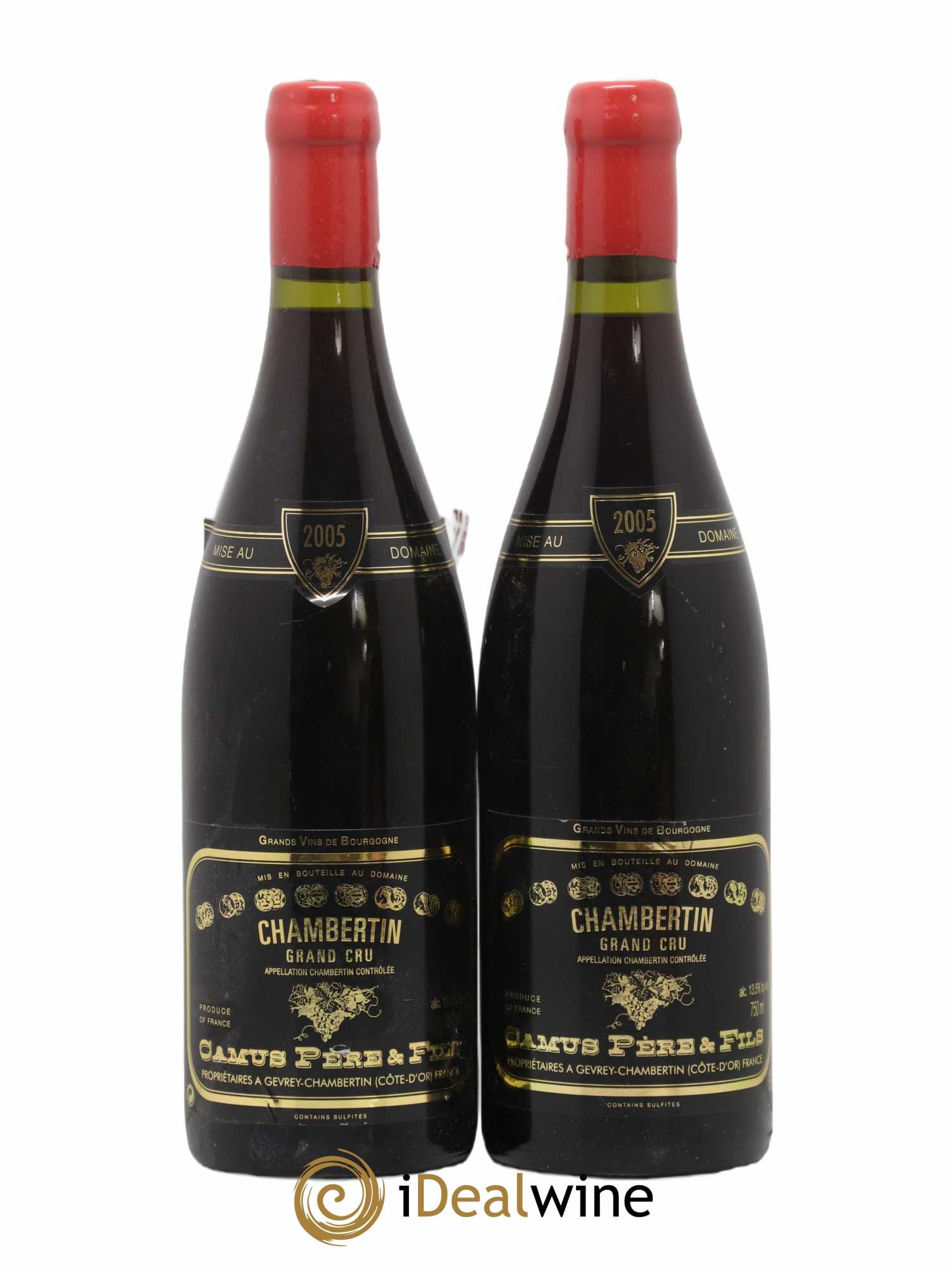 Chambertin Grand Cru Camus Père et Fils (Domaine) 2005 - Lot de 2 bouteilles - 0