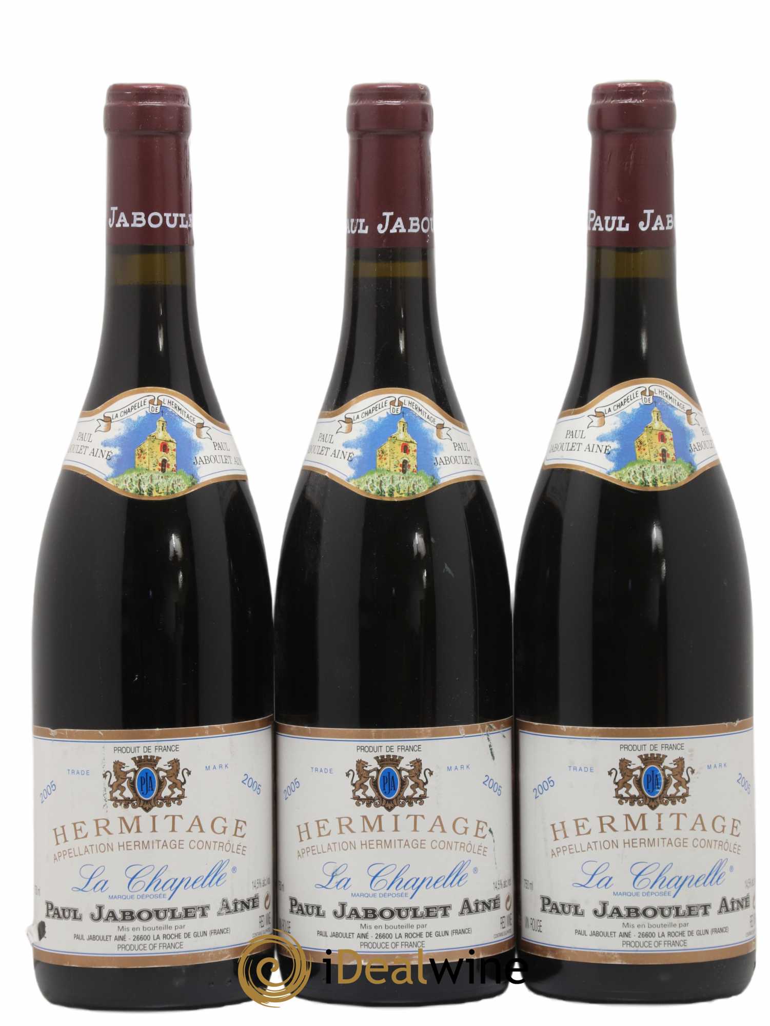 Hermitage La Chapelle Paul Jaboulet Ainé 2005 - Lot de 3 bouteilles - 0