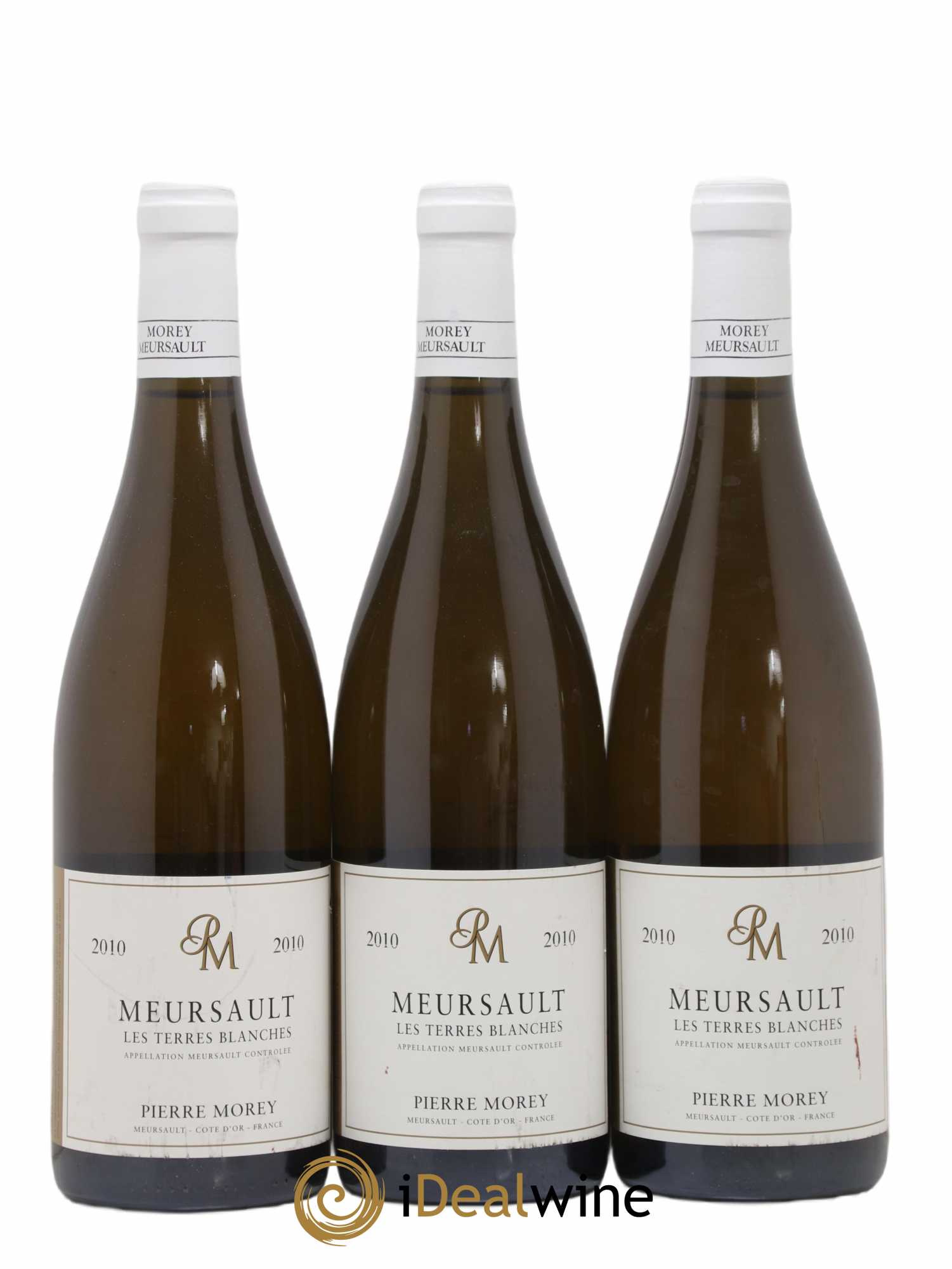 Meursault Les Terres Blanches Pierre Morey (Domaine) 2010 - Lot de 3 bouteilles - 0
