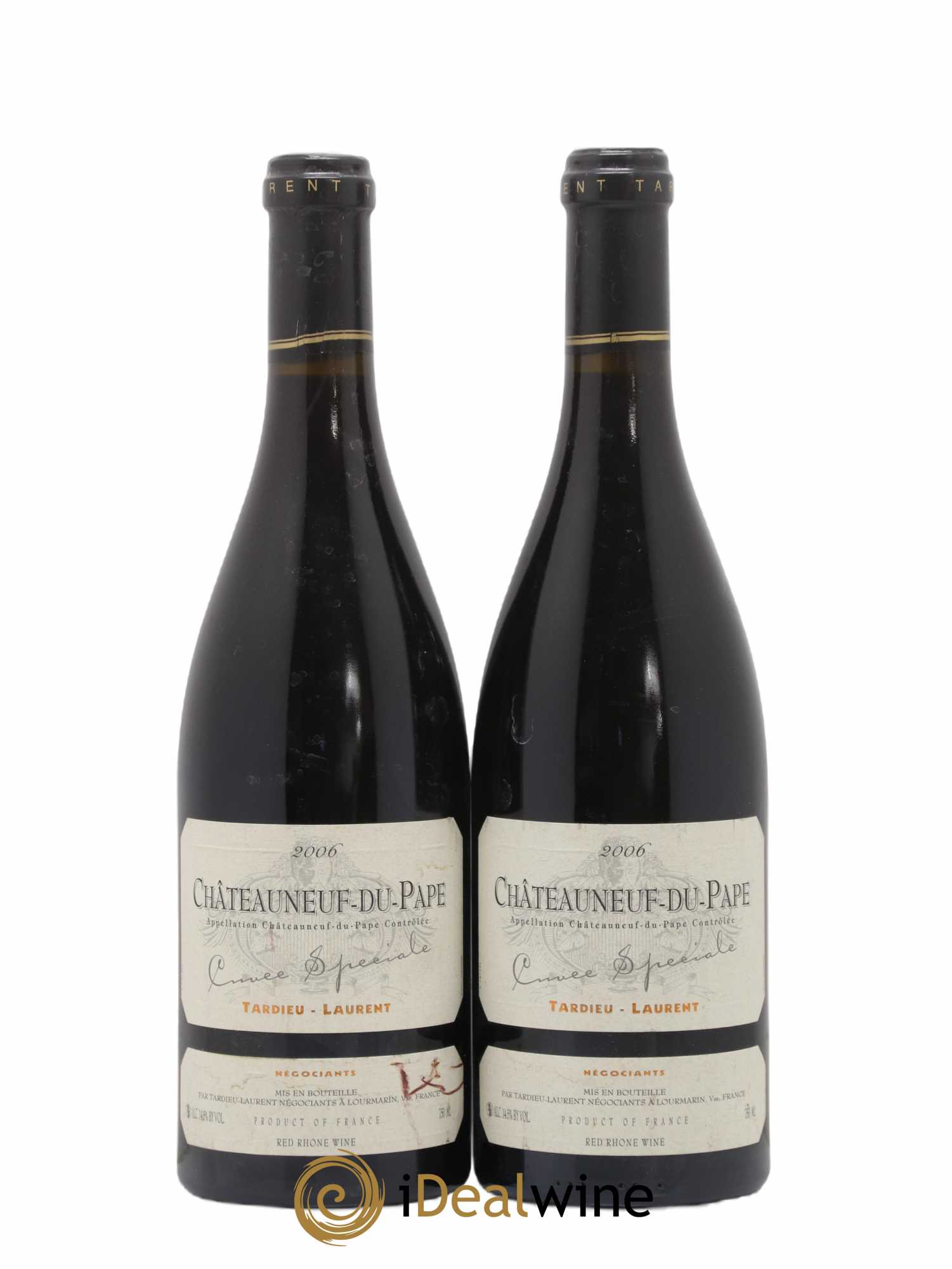 Châteauneuf-du-Pape Tardieu-Laurent Cuvée spéciale Famille Tardieu 2006 - Lot de 2 bouteilles - 0