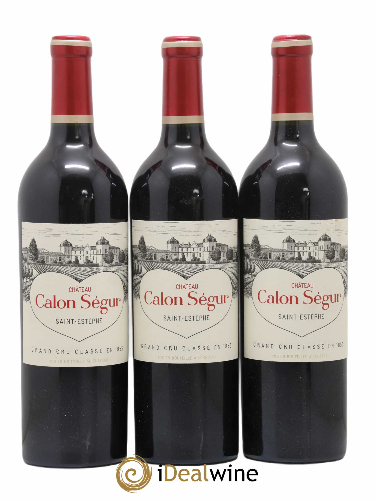 Château Calon Ségur 3ème Grand Cru Classé 2015 - Lot de 3 bouteilles - 0