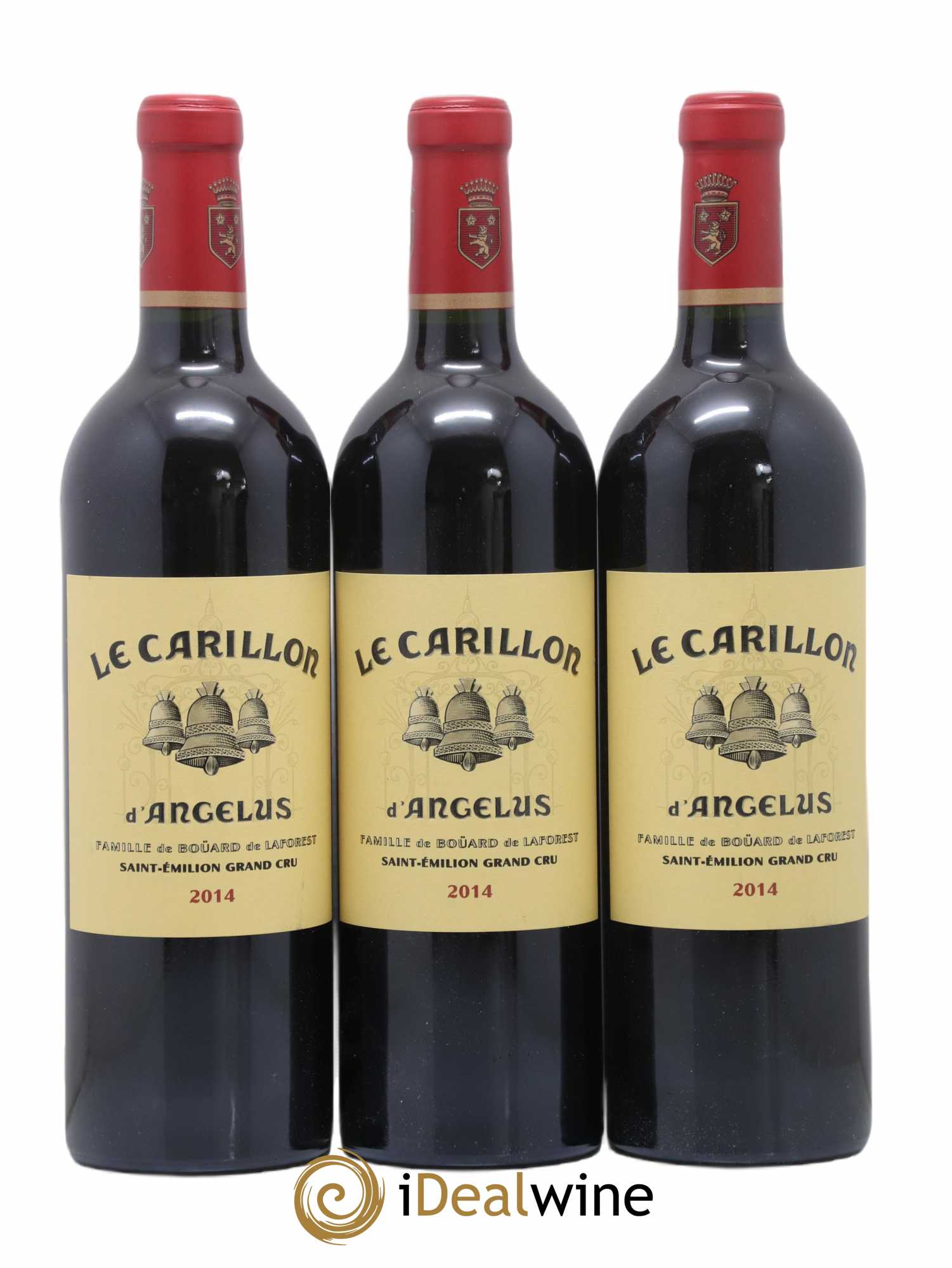 Le Carillon de l'Angélus Second Vin 2014 - Lot de 3 bouteilles - 0