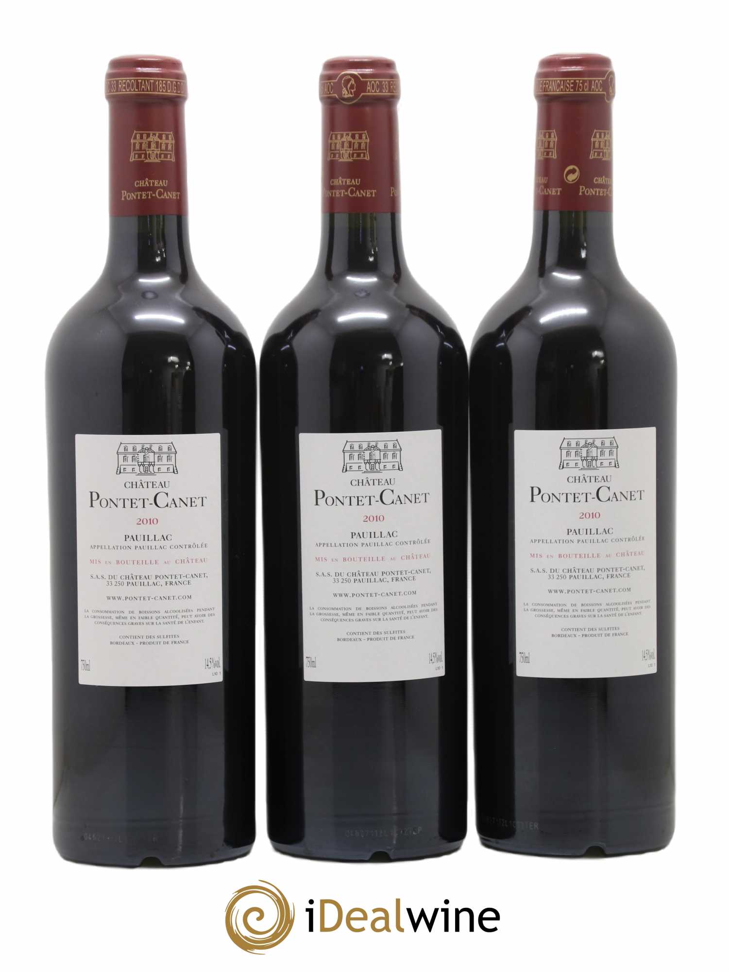 Château Pontet Canet 5ème Grand Cru Classé 2010 - Lot de 6 bouteilles - 4