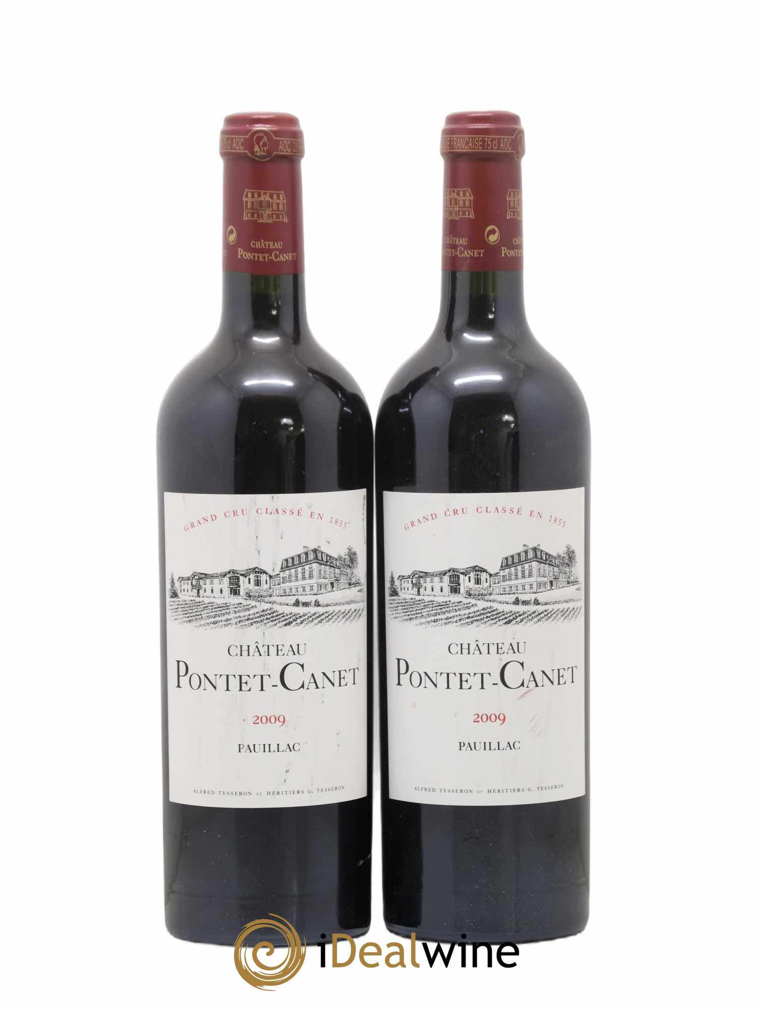 Château Pontet Canet 5ème Grand Cru Classé 2009 - Lot de 2 bouteilles - 0