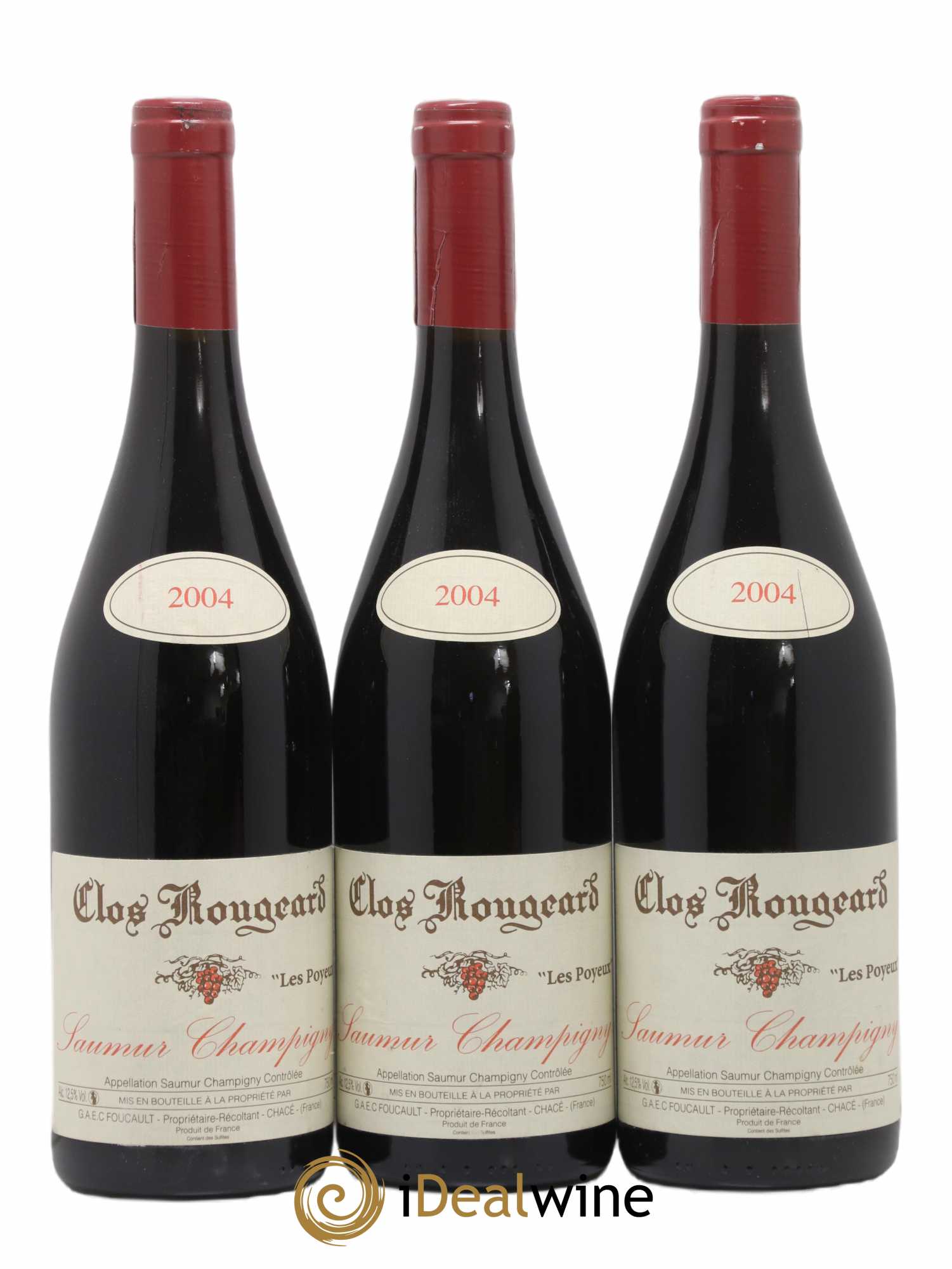 Saumur-Champigny Les Poyeux Clos Rougeard 2004 - Lot de 3 bouteilles - 0