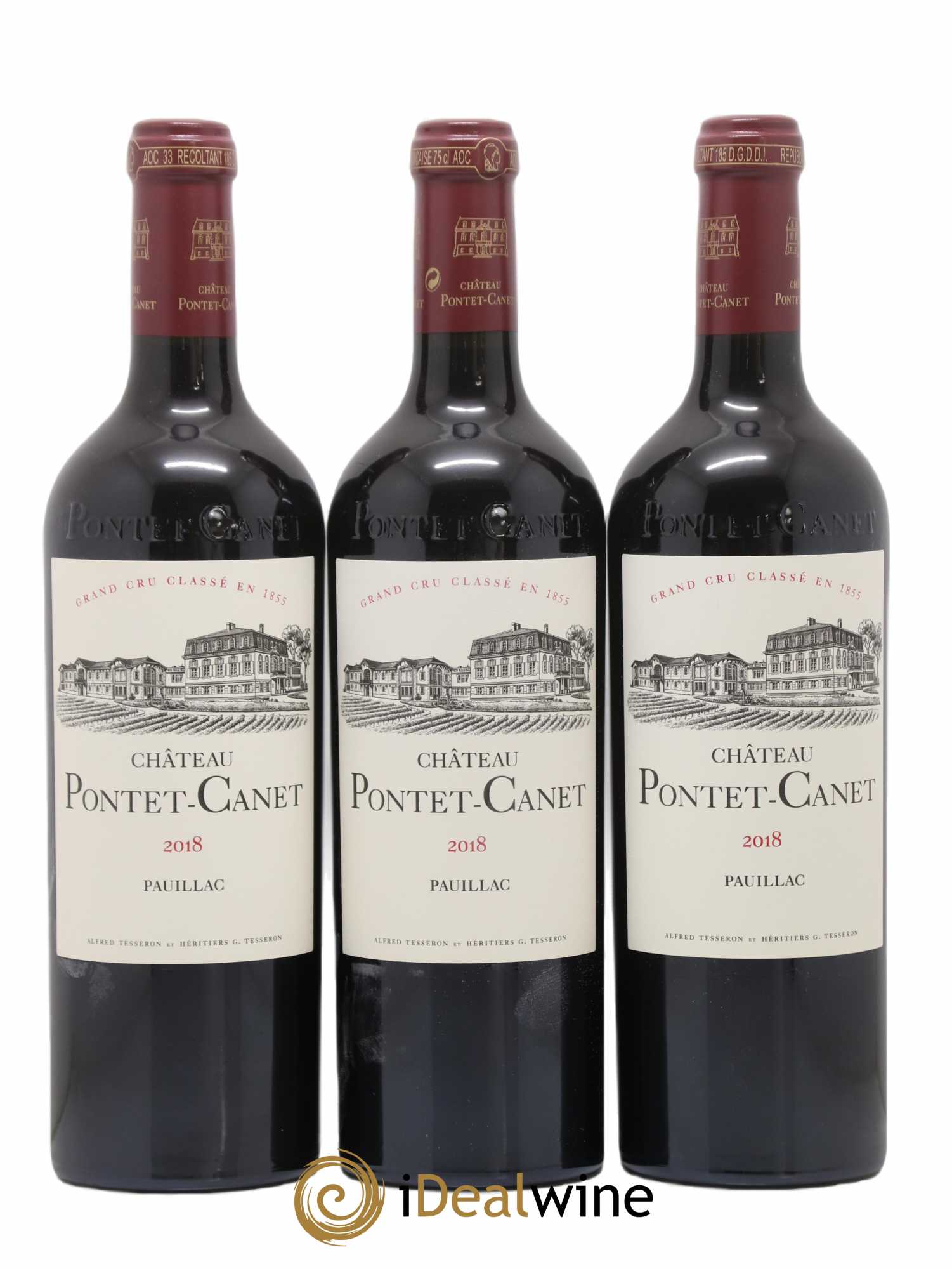 Château Pontet Canet 5ème Grand Cru Classé 2018 - Lot de 6 bouteilles - 2