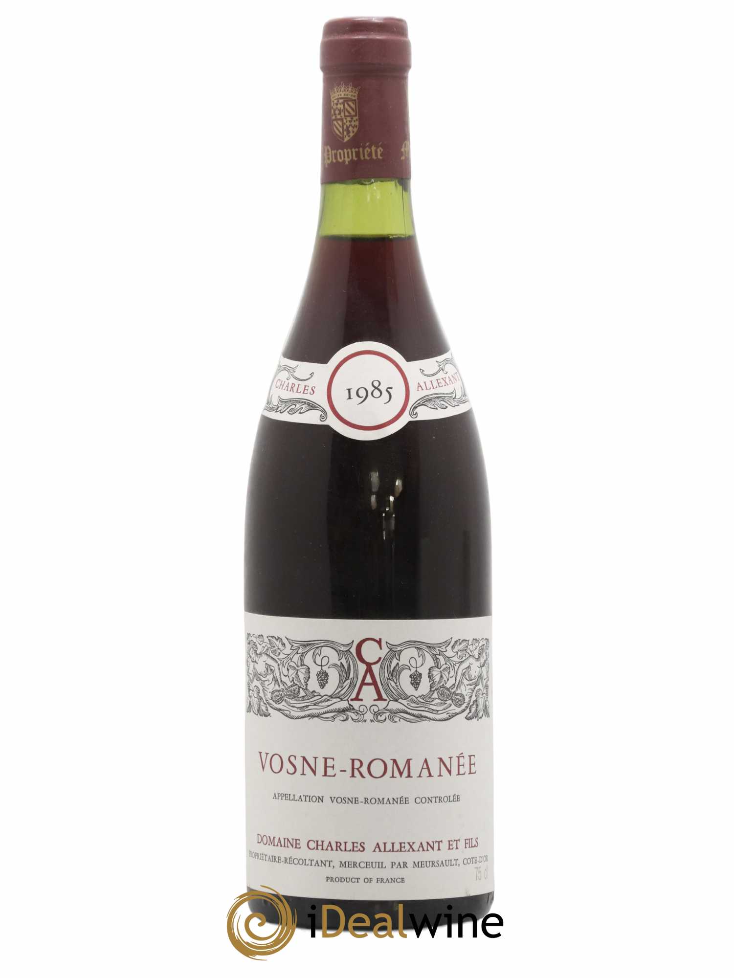 Vosne-Romanée Charles Allexant et Fils 1985 - Posten von 1 Flasche - 0