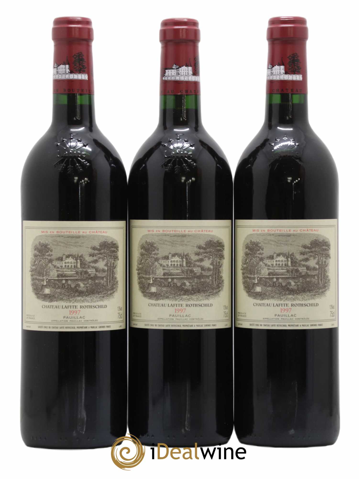 Château Lafite Rothschild 1er Grand Cru Classé 1997 - Lot de 3 bouteilles - 0