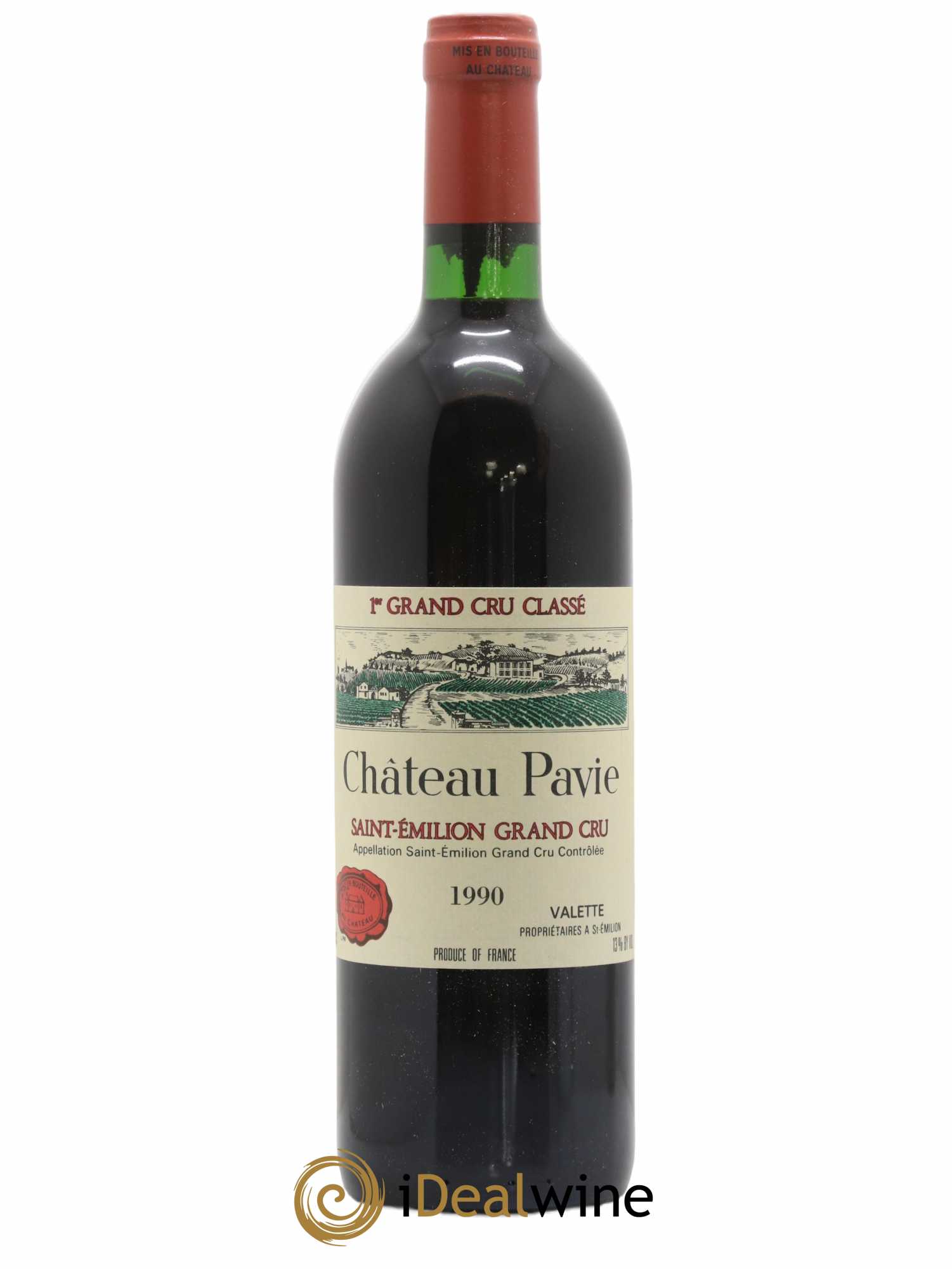 Château Pavie 1er Grand Cru Classé A 1990 - Lot de 1 bouteille - 0
