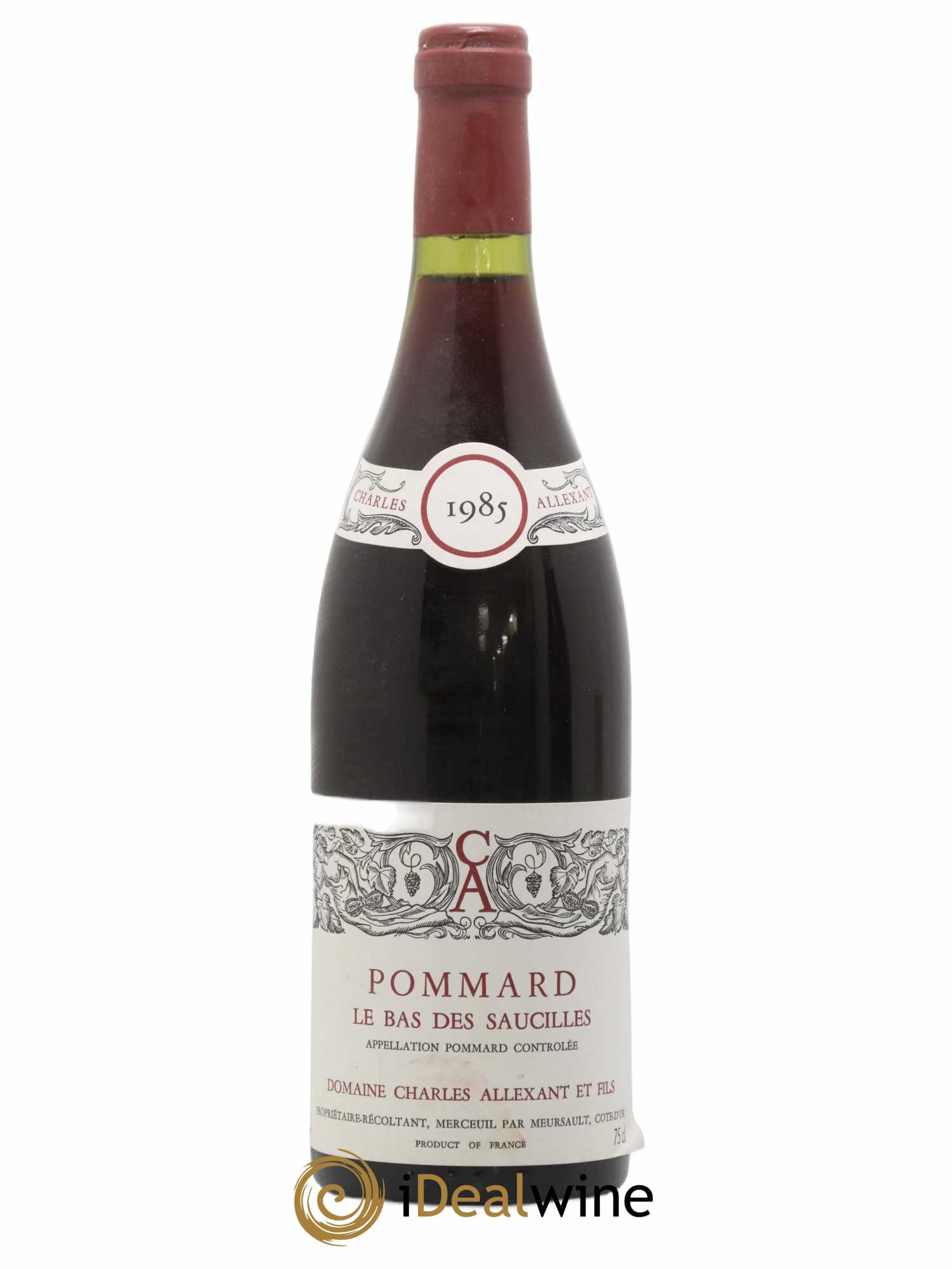 Pommard Le Bas des Saucilles Charles Allexant et fils 1985 - Posten von 1 Flasche - 0