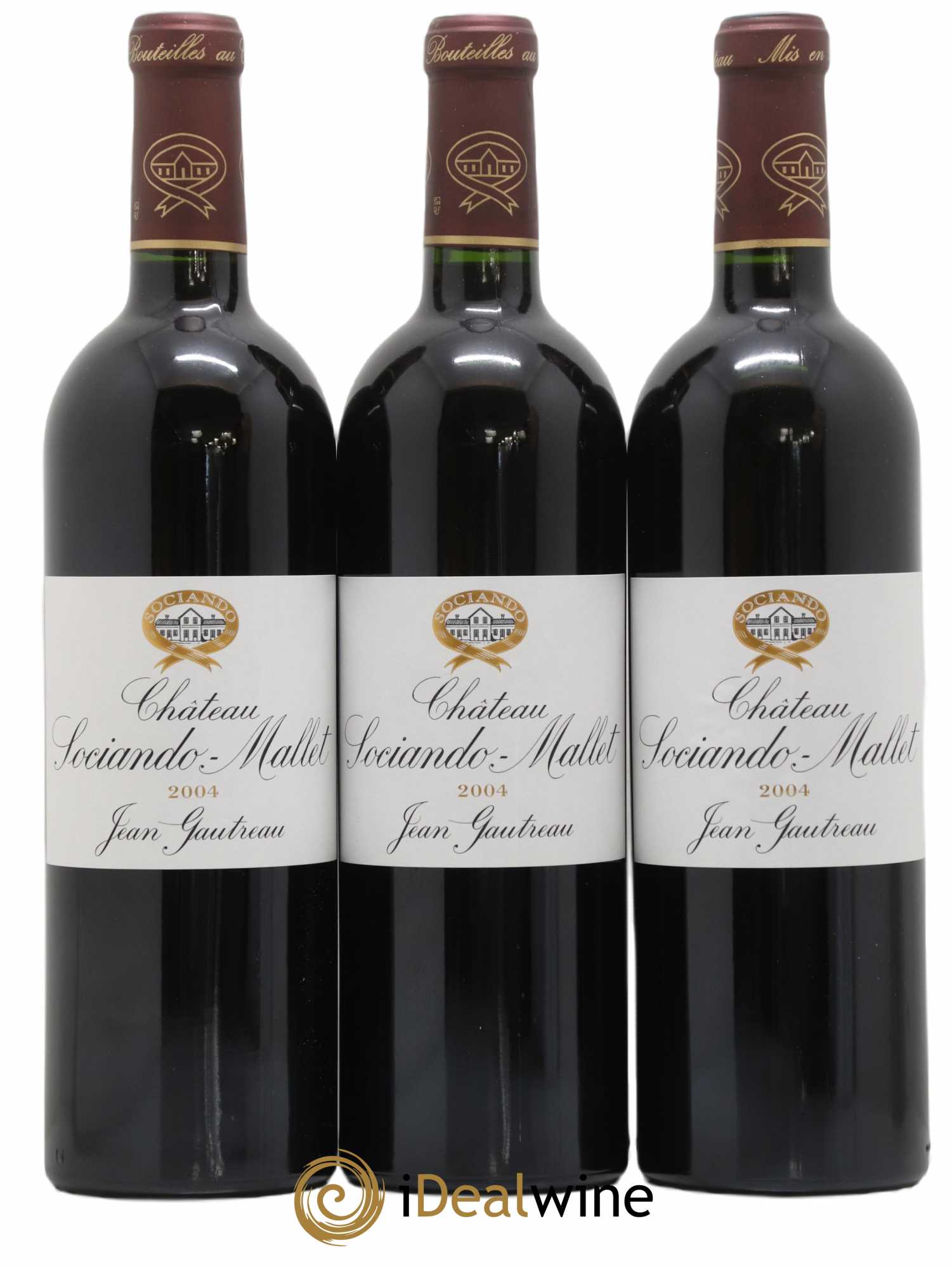 Château Sociando Mallet 2004 - Lot de 6 bouteilles - 2
