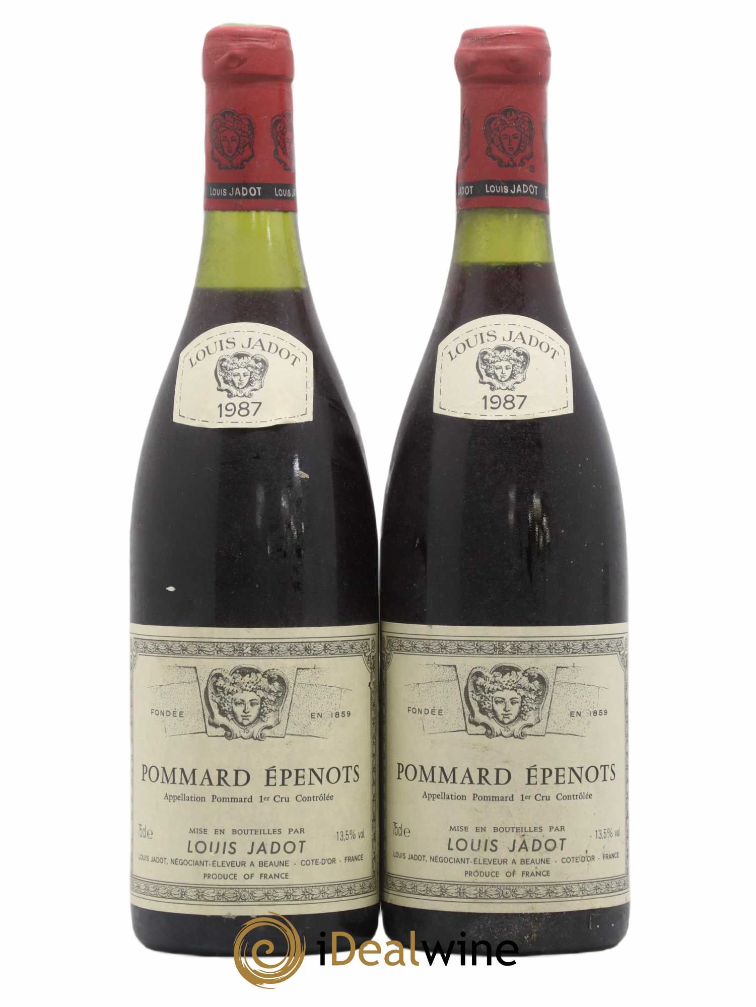 Pommard 1er Cru Les Epenots Maison Louis Jadot 1987 - Lot de 2 bouteilles - 0