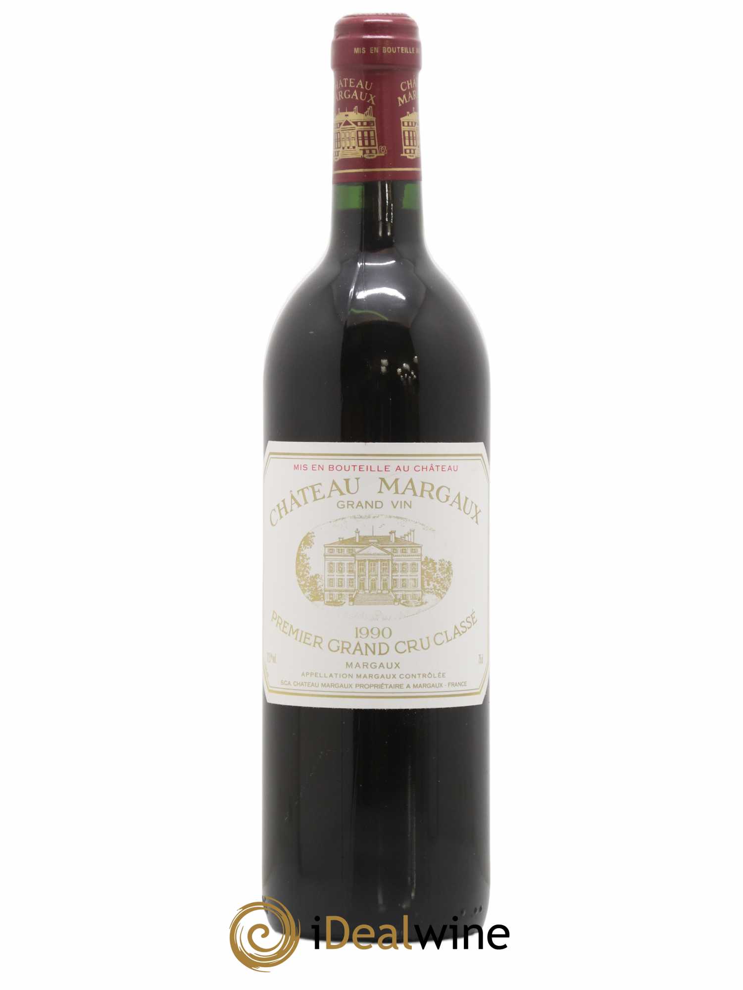 Château Margaux 1er Grand Cru Classé 1990 - Lot de 1 bouteille - 0