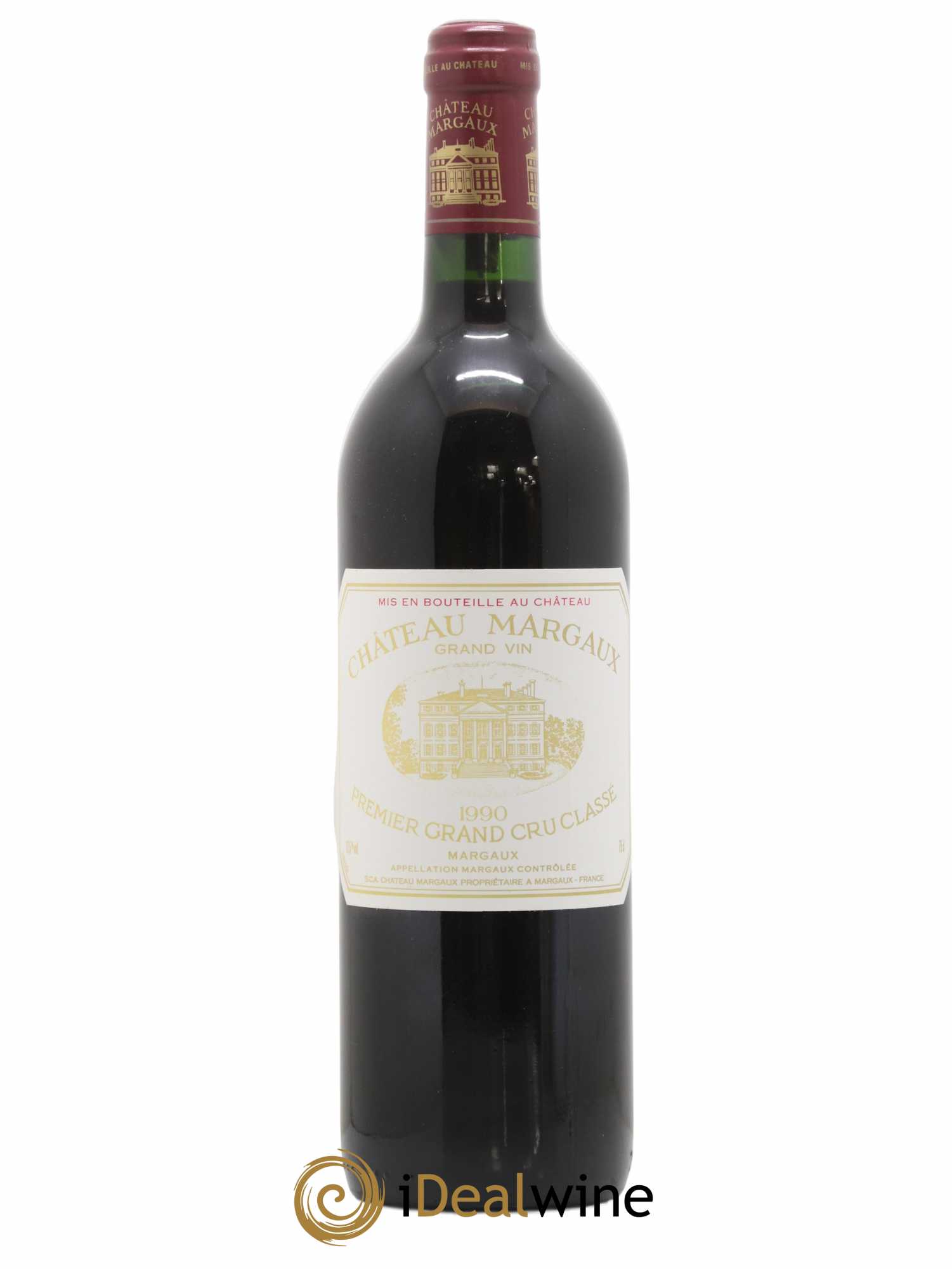 Château Margaux 1er Grand Cru Classé 1990 - Lot de 1 bouteille - 0