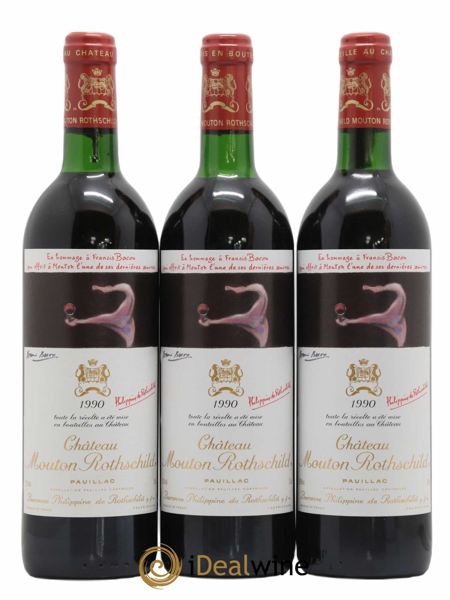 Château Mouton Rothschild 1er Grand Cru Classé 1990 - Lot de 12 bouteilles - 5