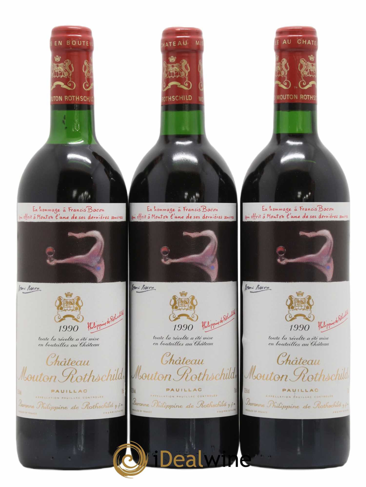 Château Mouton Rothschild 1er Grand Cru Classé 1990 - Lot de 12 bouteilles - 7