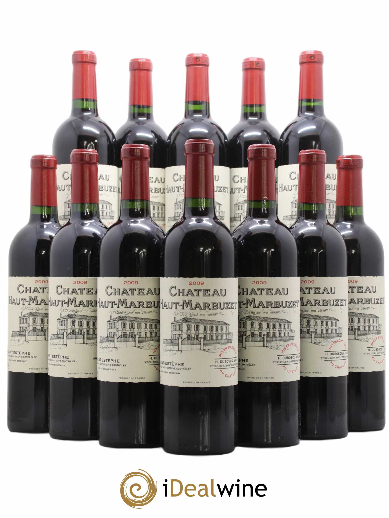 Château Haut Marbuzet 2009 - Lot de 12 bouteilles - 0